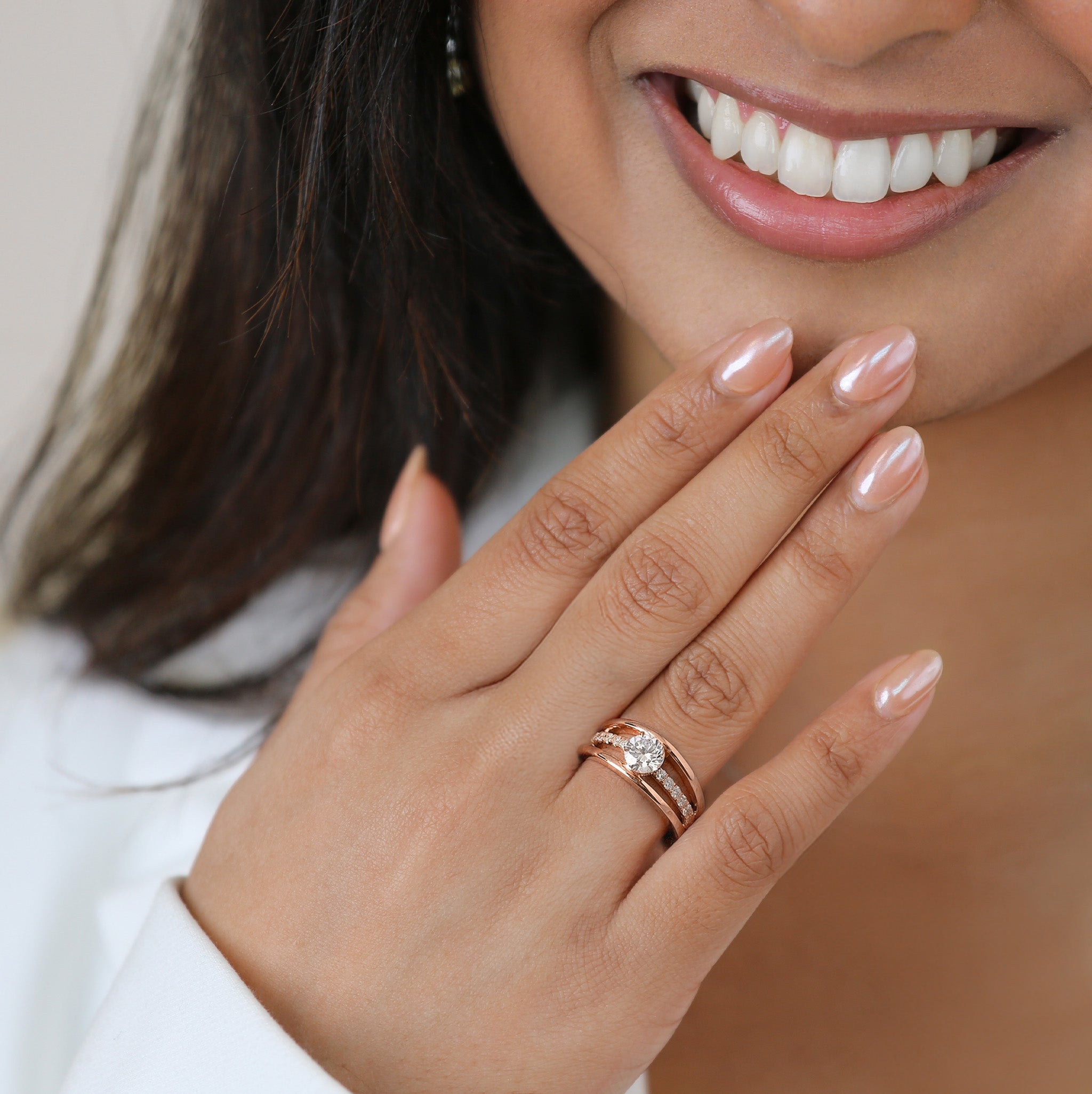 #Metal_Rose Gold #Centre Carat_0.7