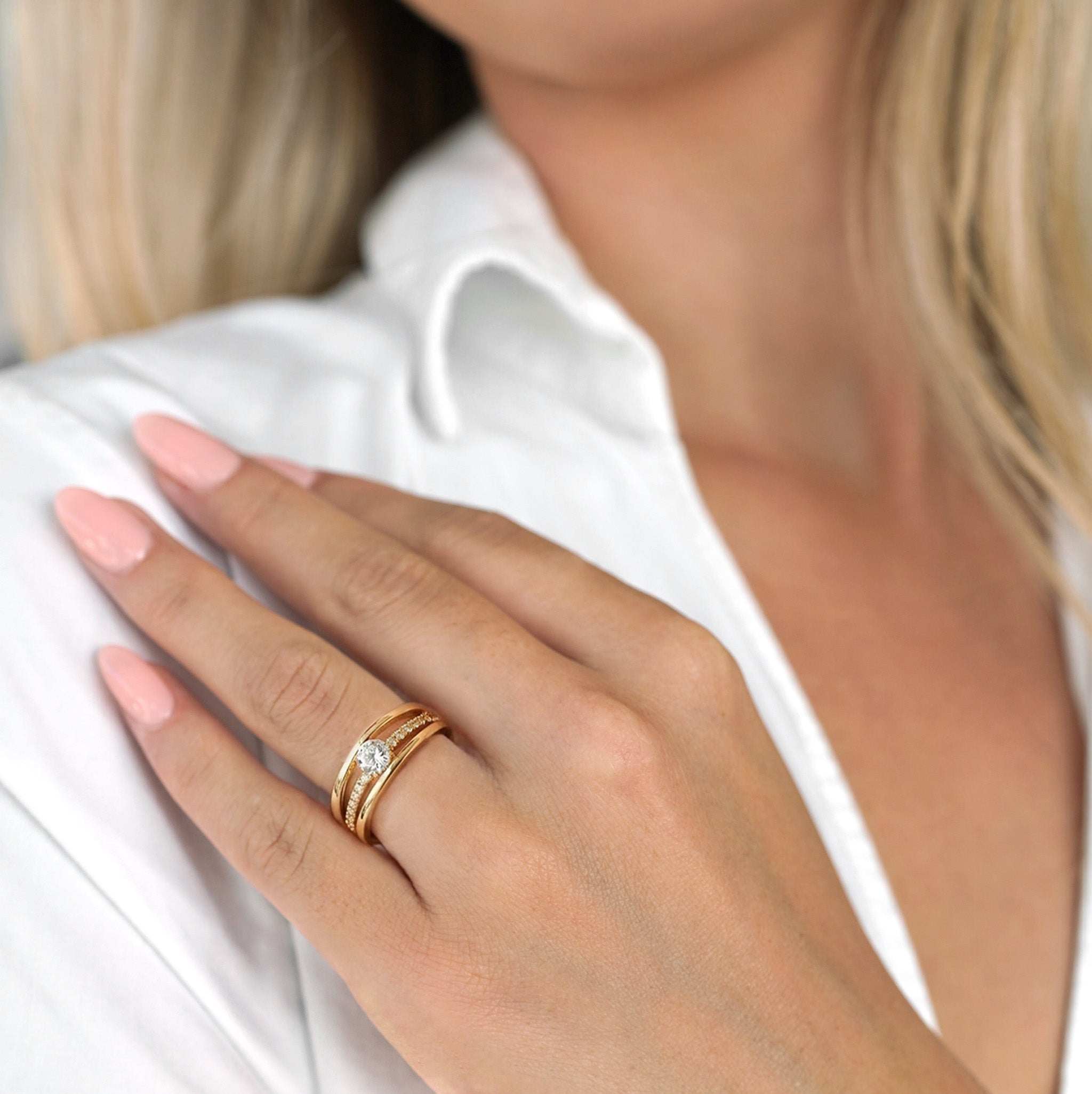 #Metal_Yellow Gold #Centre Carat_0.3