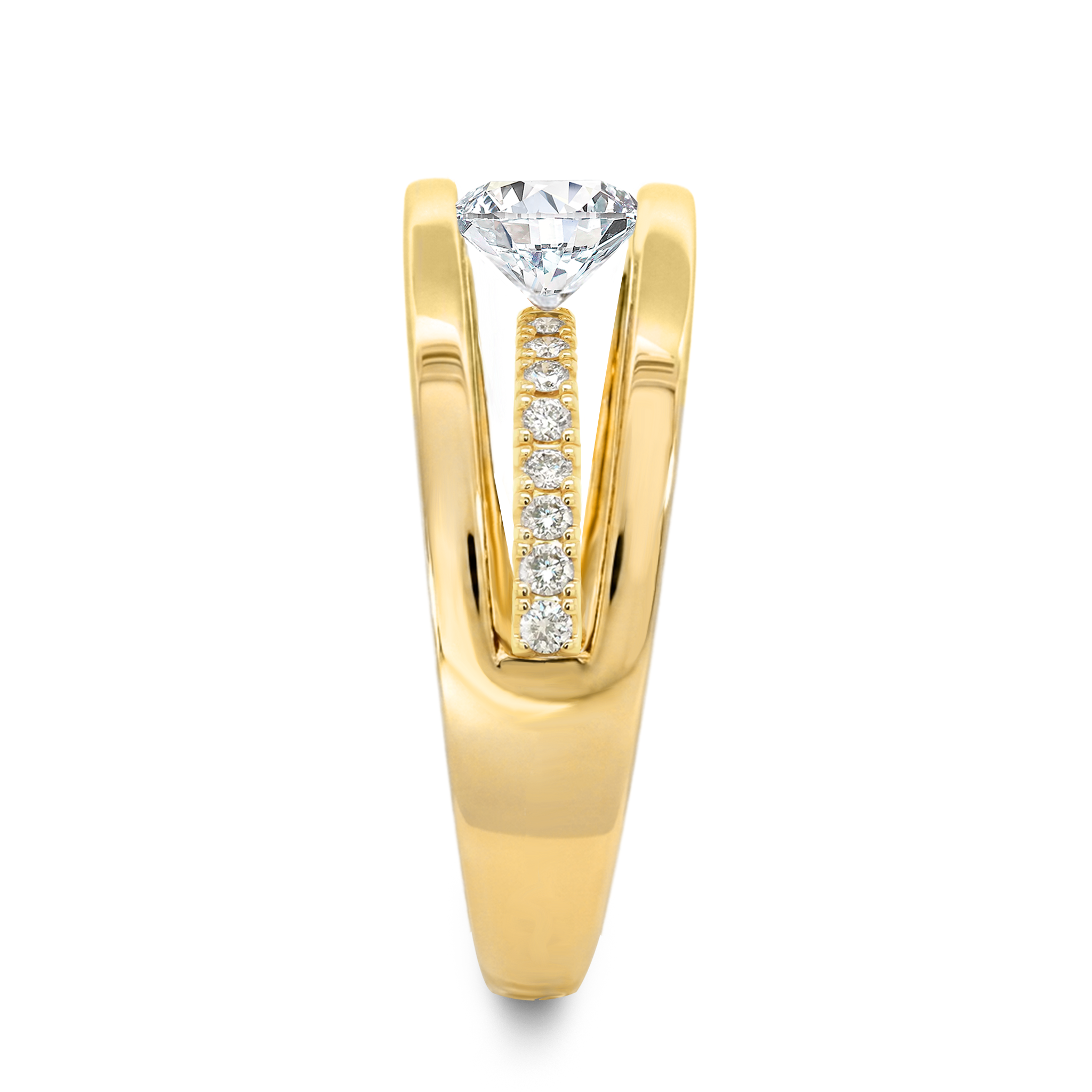 #Metal_Yellow Gold #Centre Carat_0.3