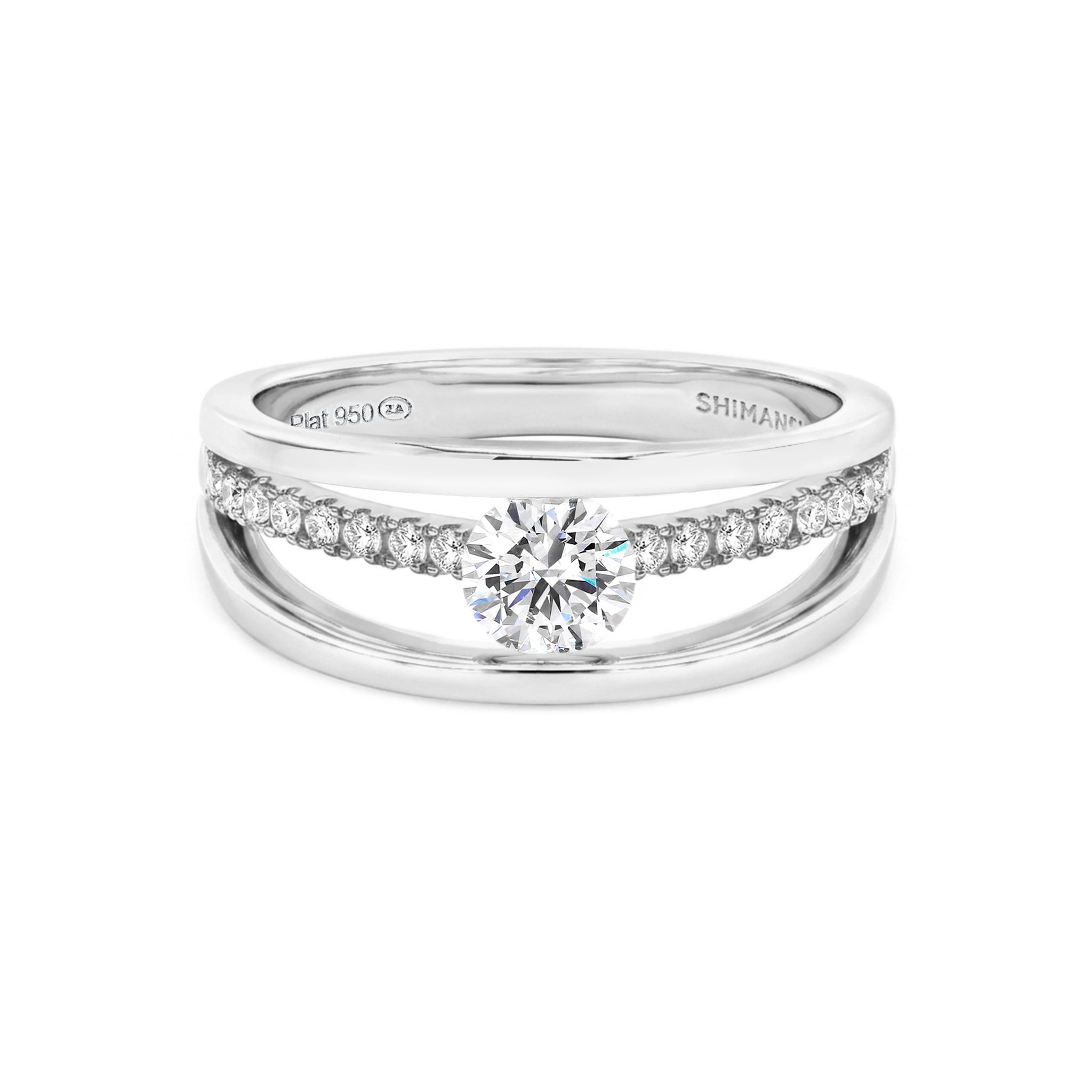 #Metal_Platinum #Centre Carat_0.3
