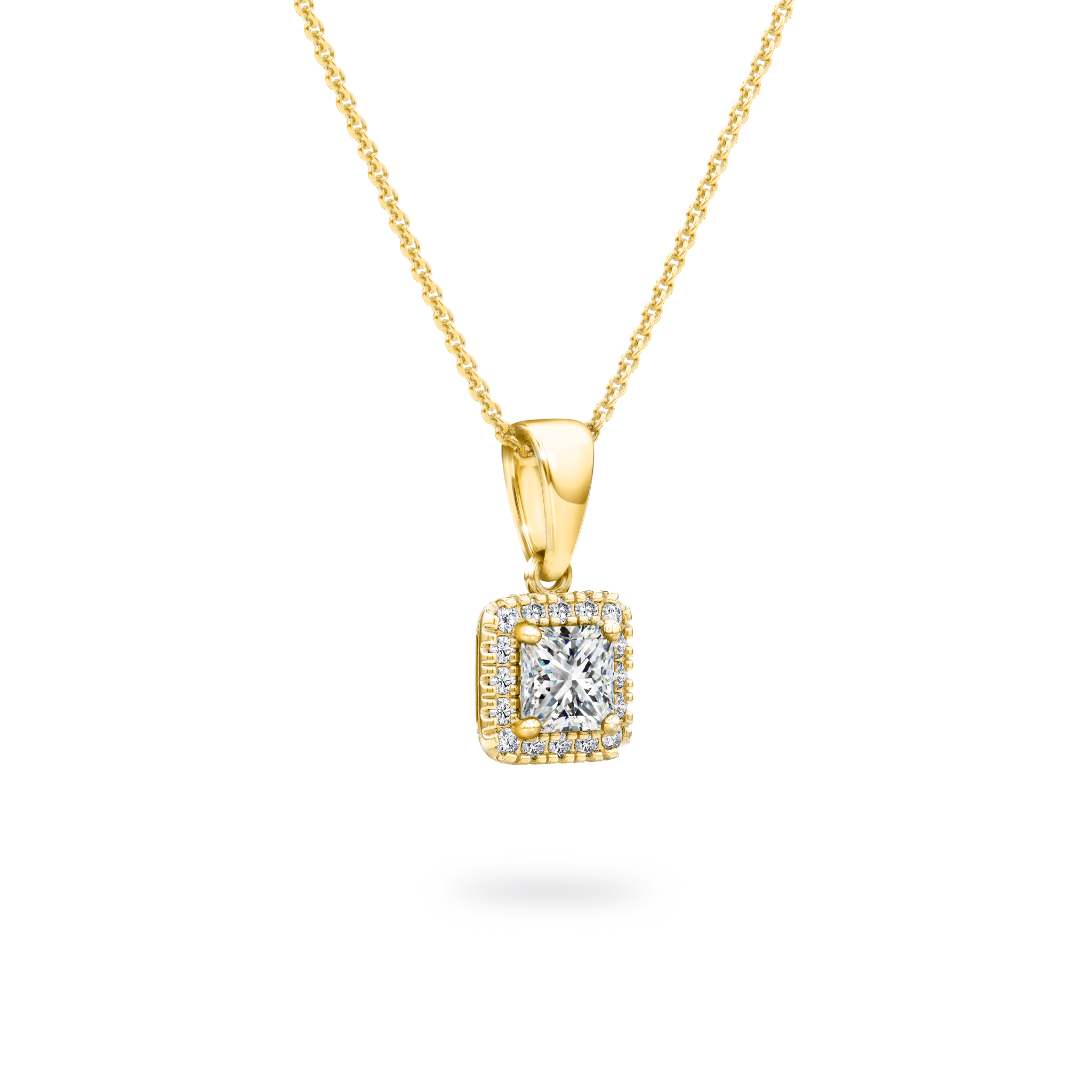 My Girl Diamond Halo Pendant