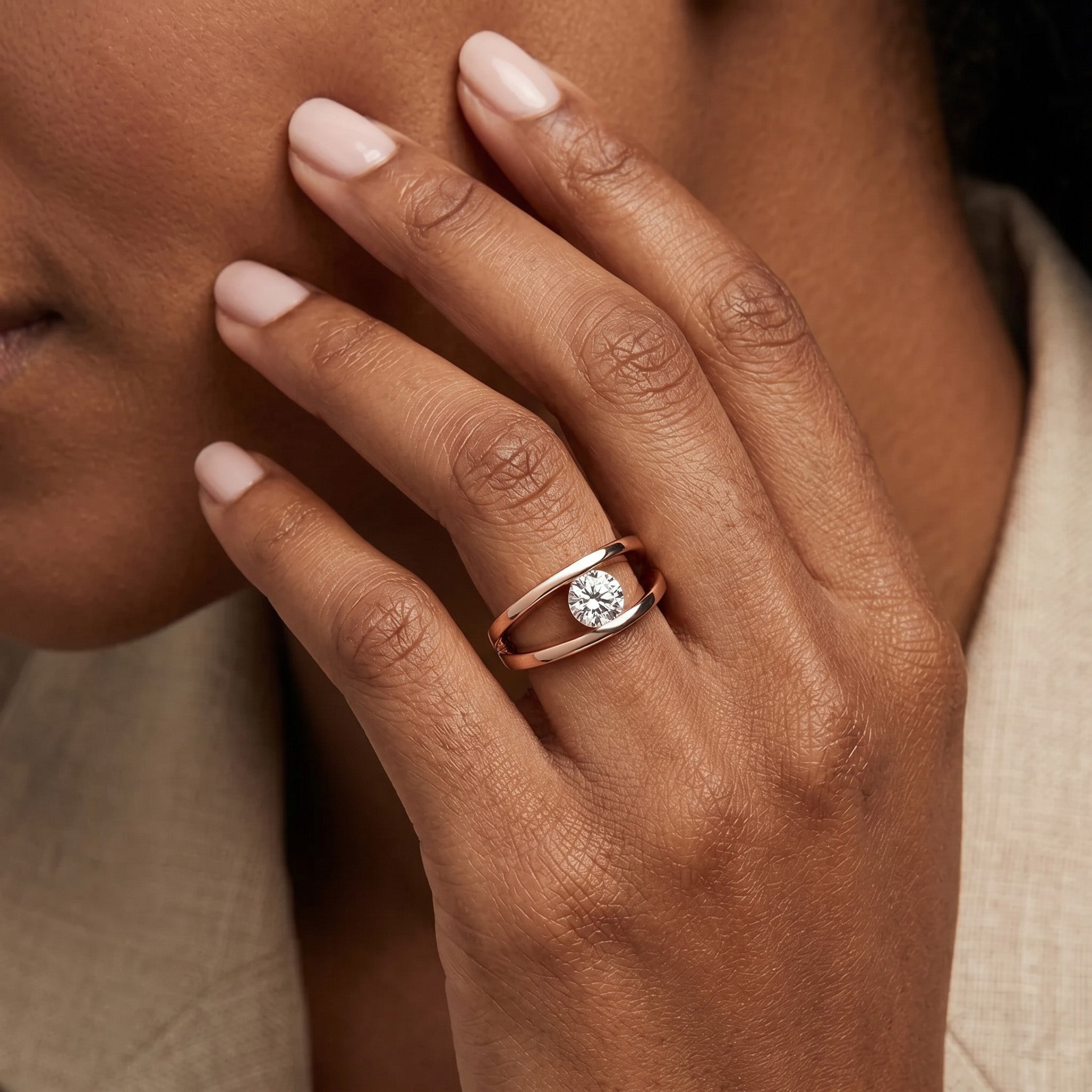 #Metal_Rose Gold #Carat Weight_1