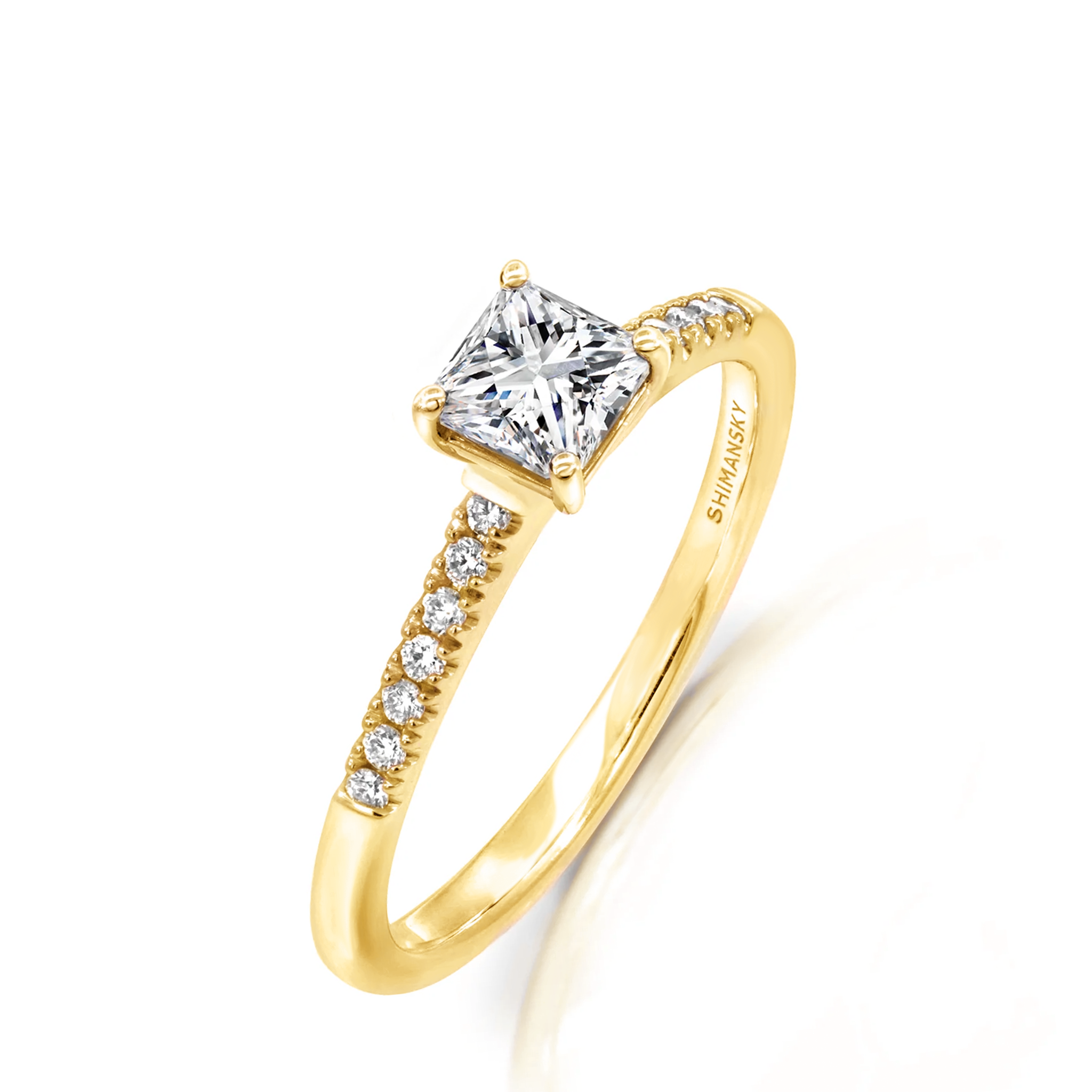 Обручальное кольцо My Girl с бриллиантом