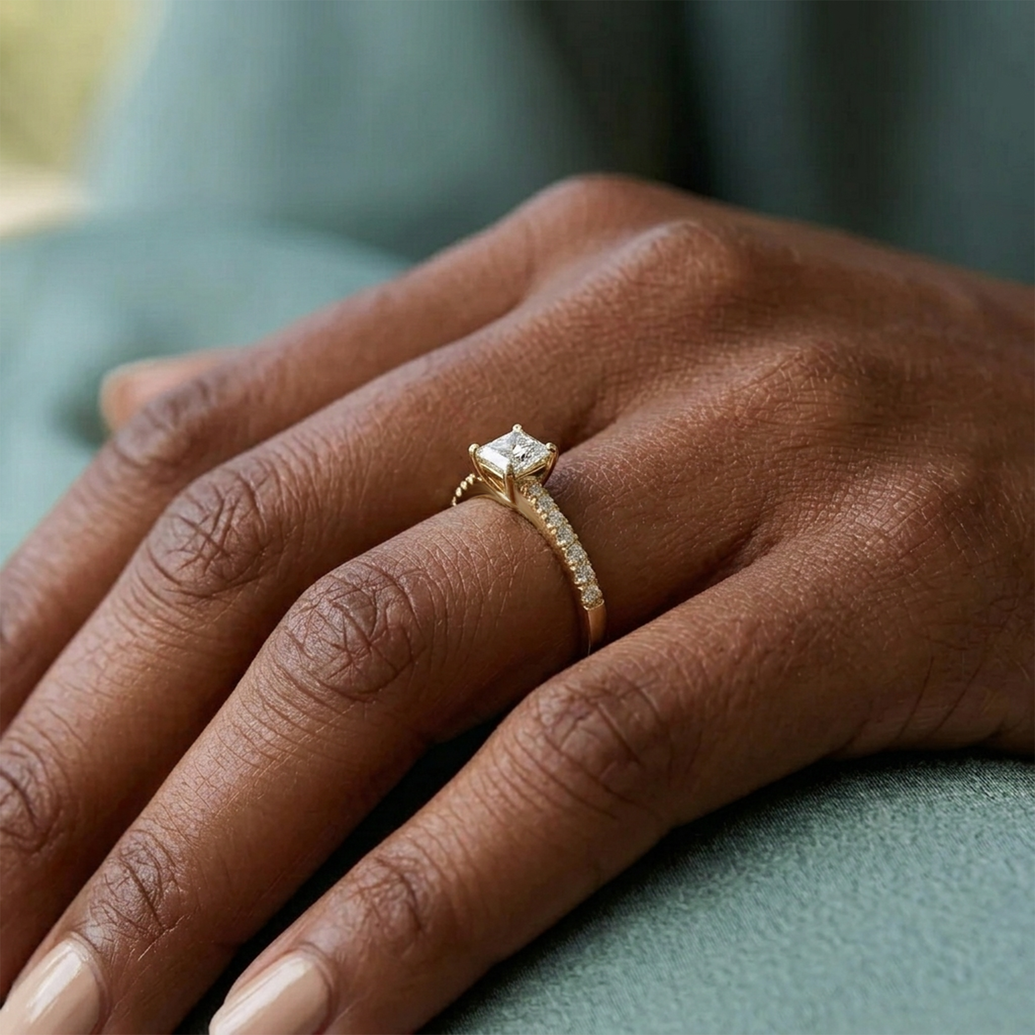 Обручальное кольцо My Girl с бриллиантом