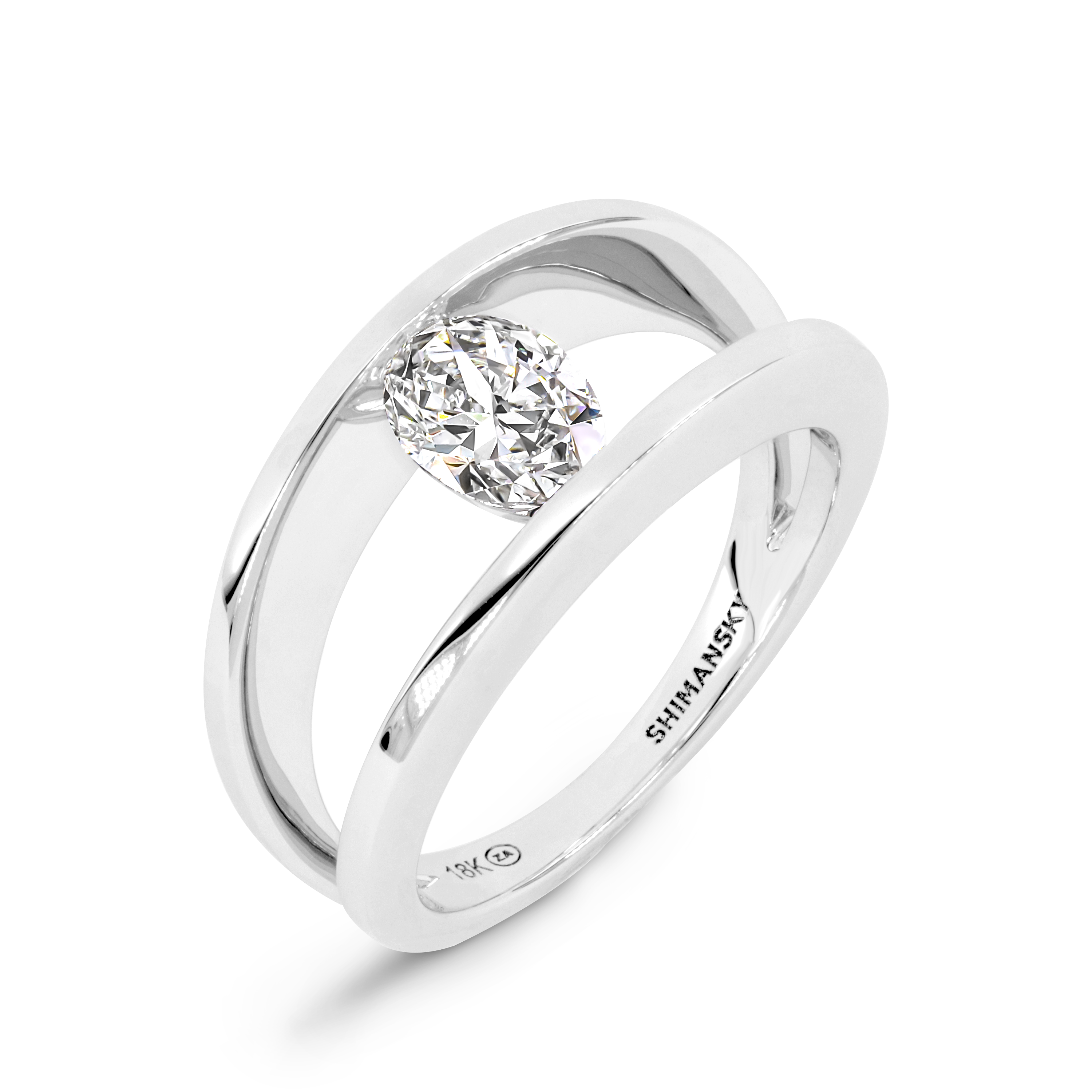 Millennium Iconic Oval Diamond Ring