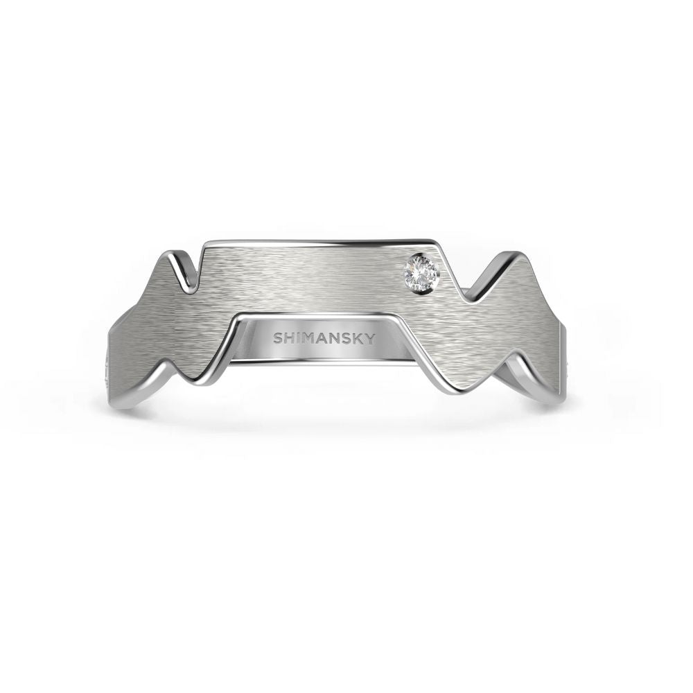 Table Mountain Gents Single Diamond Ring - Shimansky Jewelry