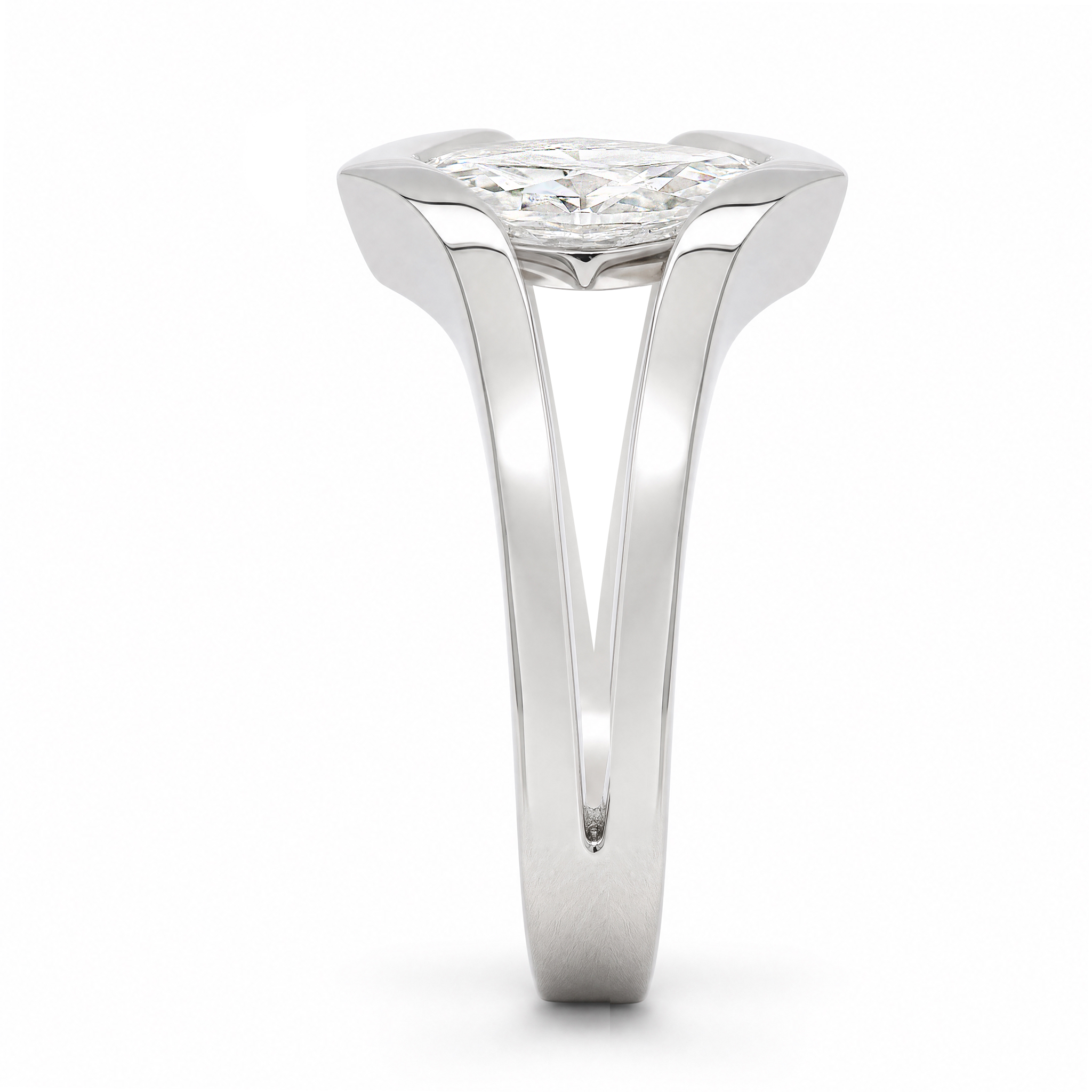 Iconic Millennium Marquise Diamond Engagement Ring