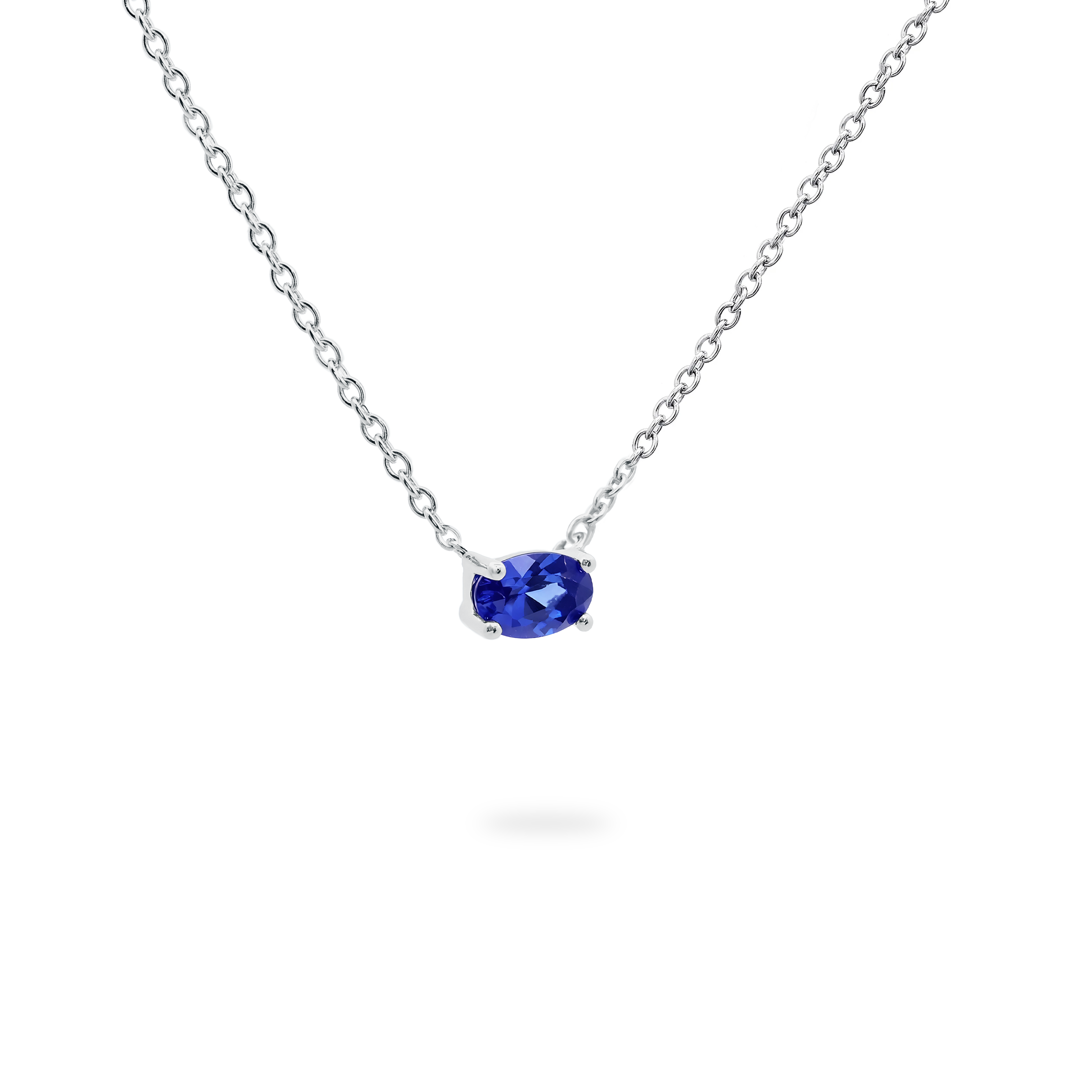 Tanzanite Solitaire Neckclace