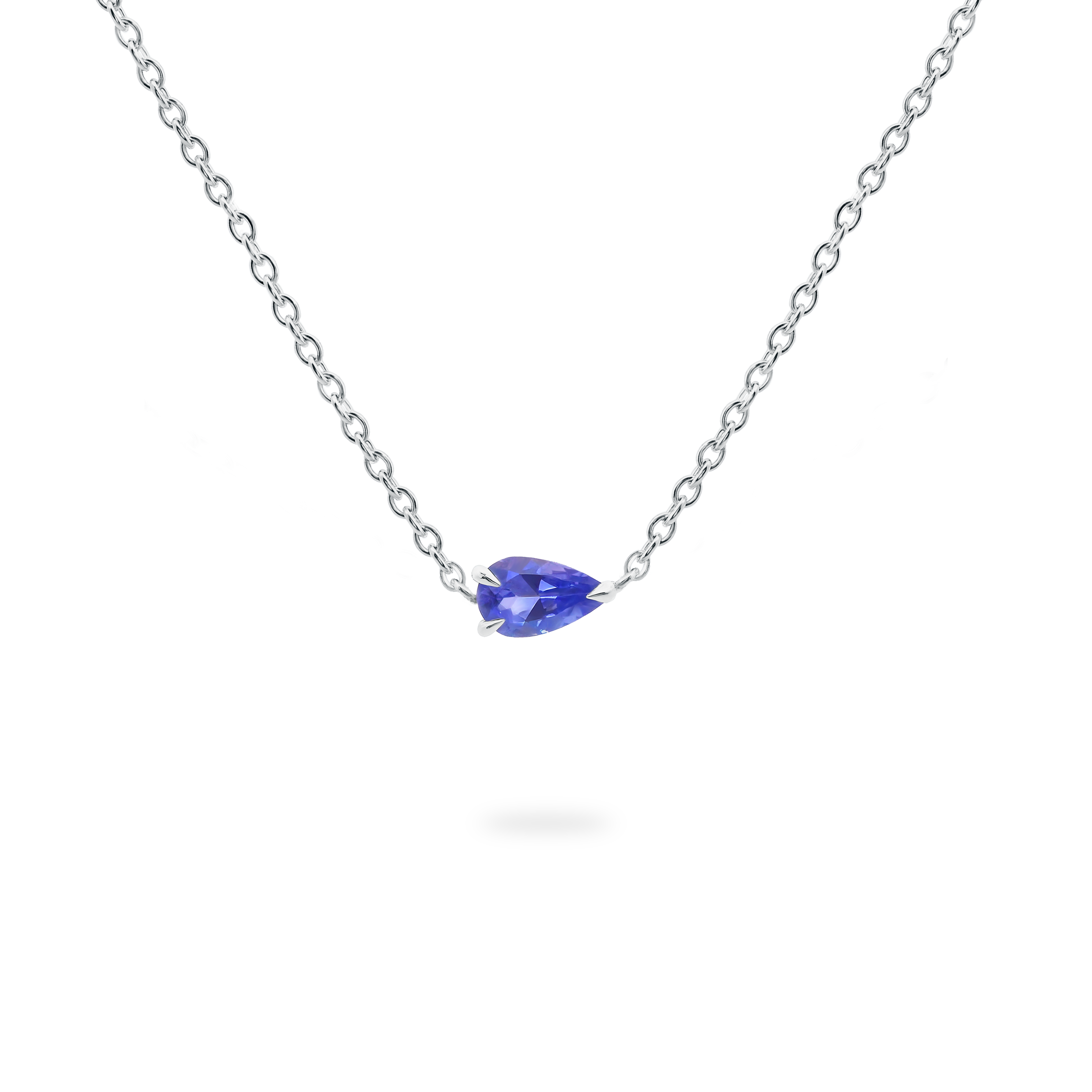 Tanzanite Solitaire Necklace