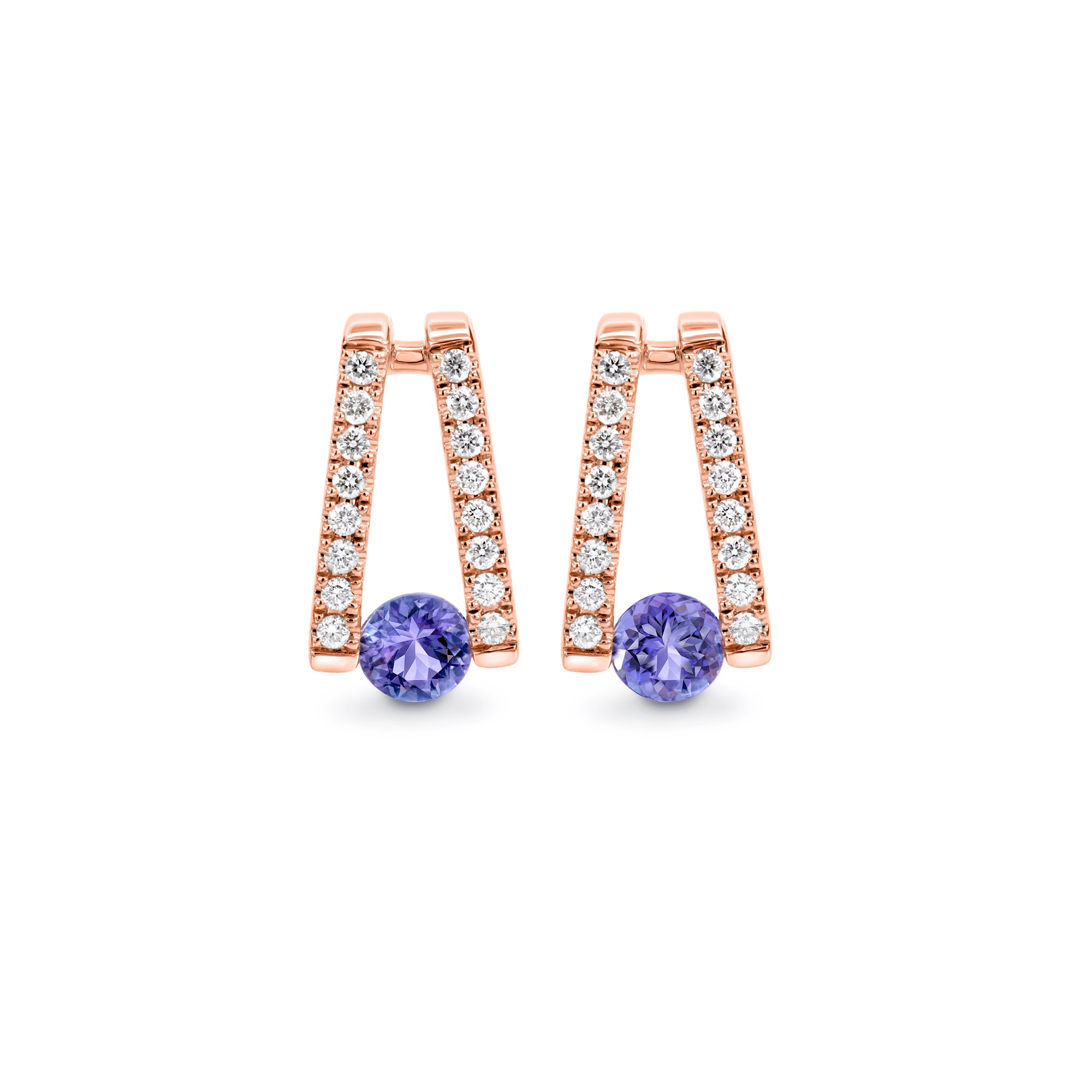 Millennium Iconic Tanzanite Microset Earrings