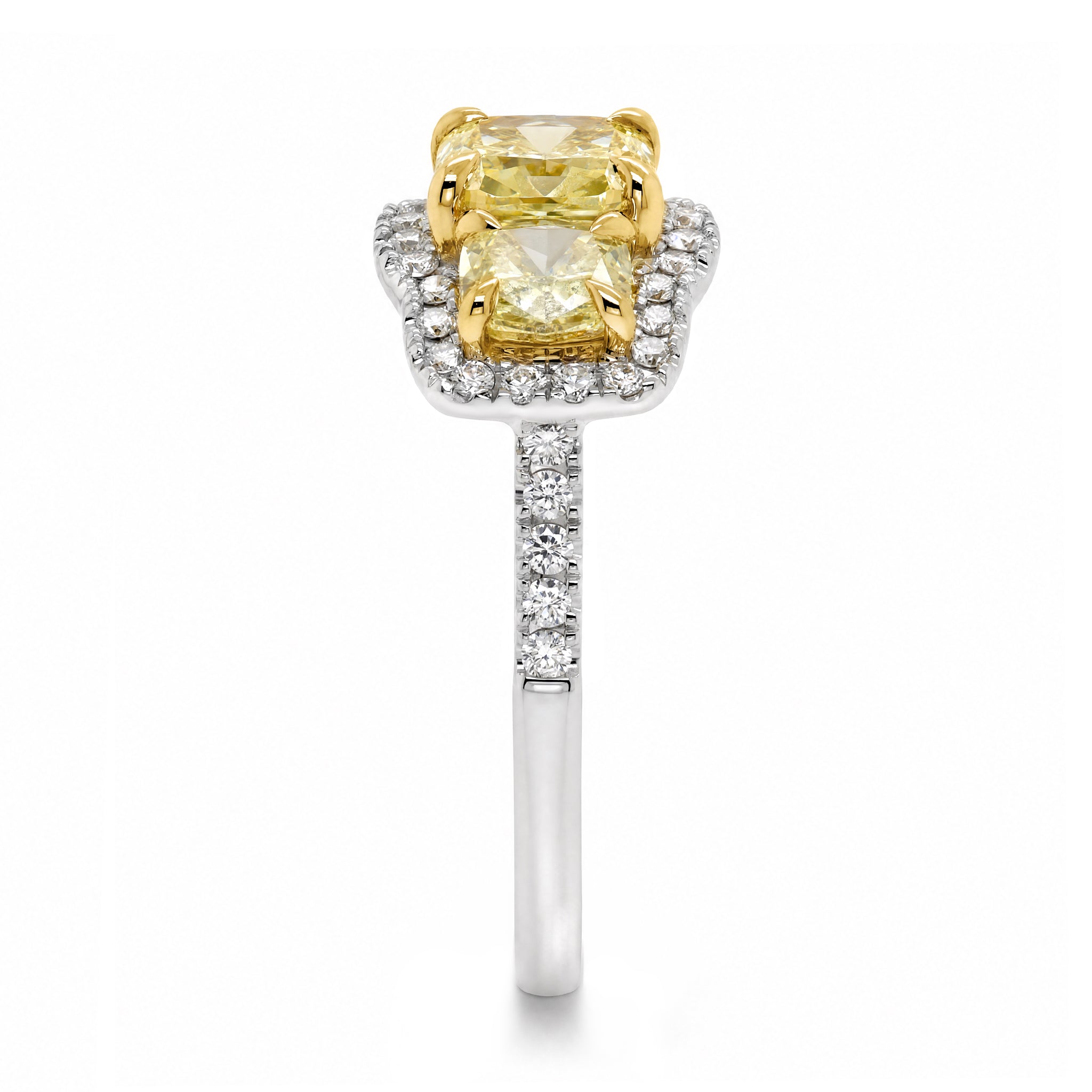 Fancy Yellow Dress Ring