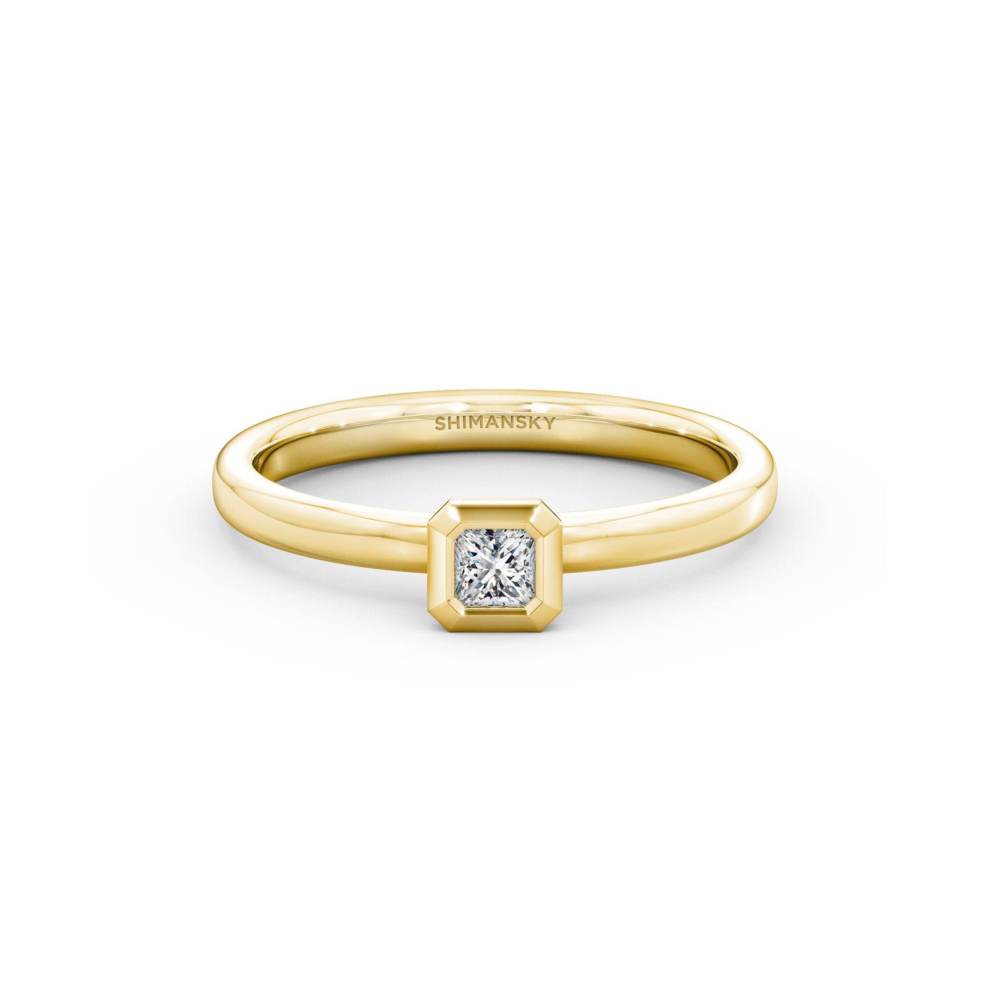 My Girl Diamond Tube Set Ring