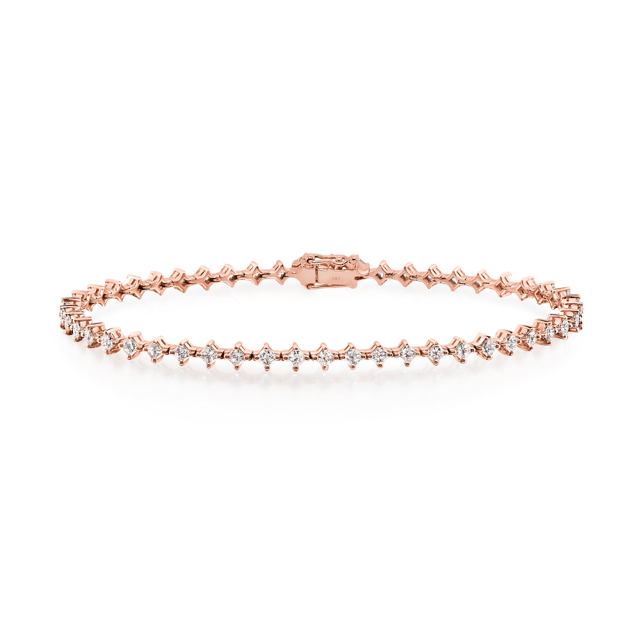 My Girl Diamond Diagonal Bracelet