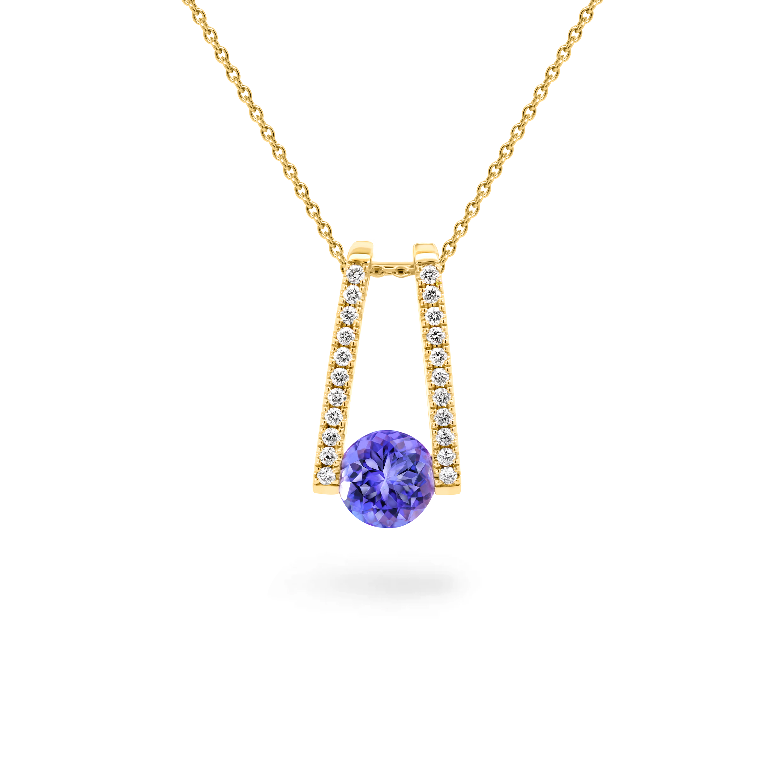 Millennium Tanzanite Microset Pendant