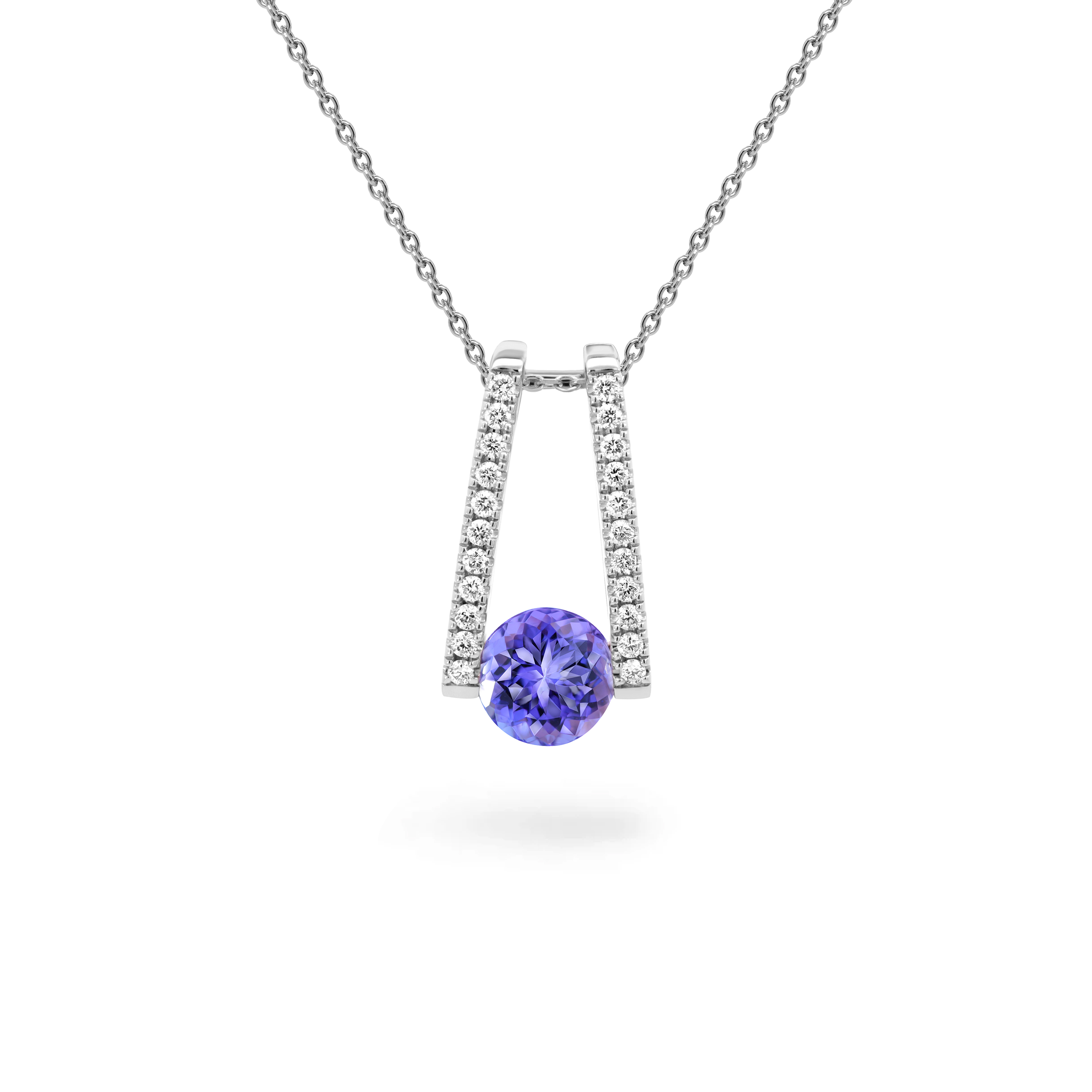 Millennium Tanzanite Microset Pendant