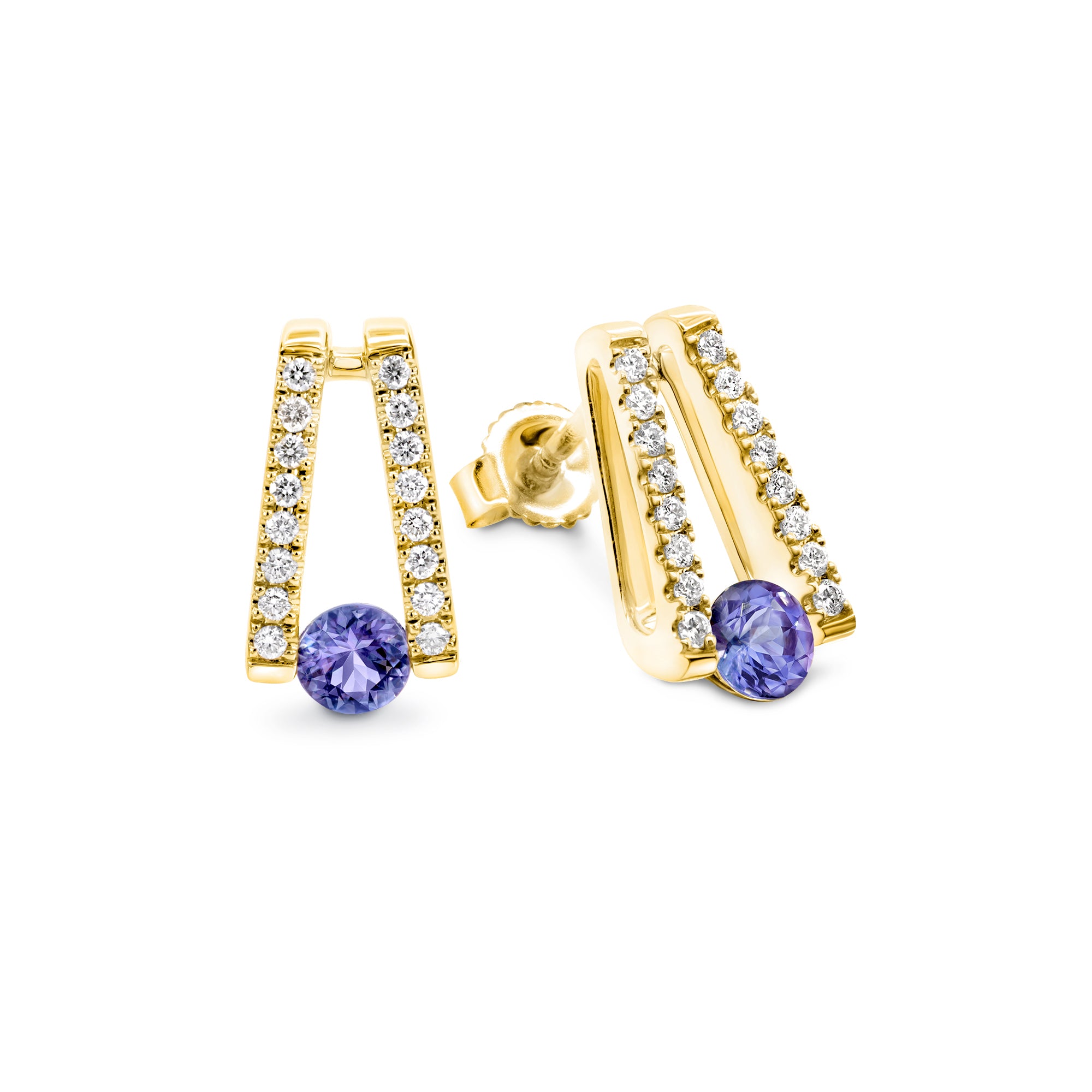 Millennium Iconic Tanzanite Microset Earrings