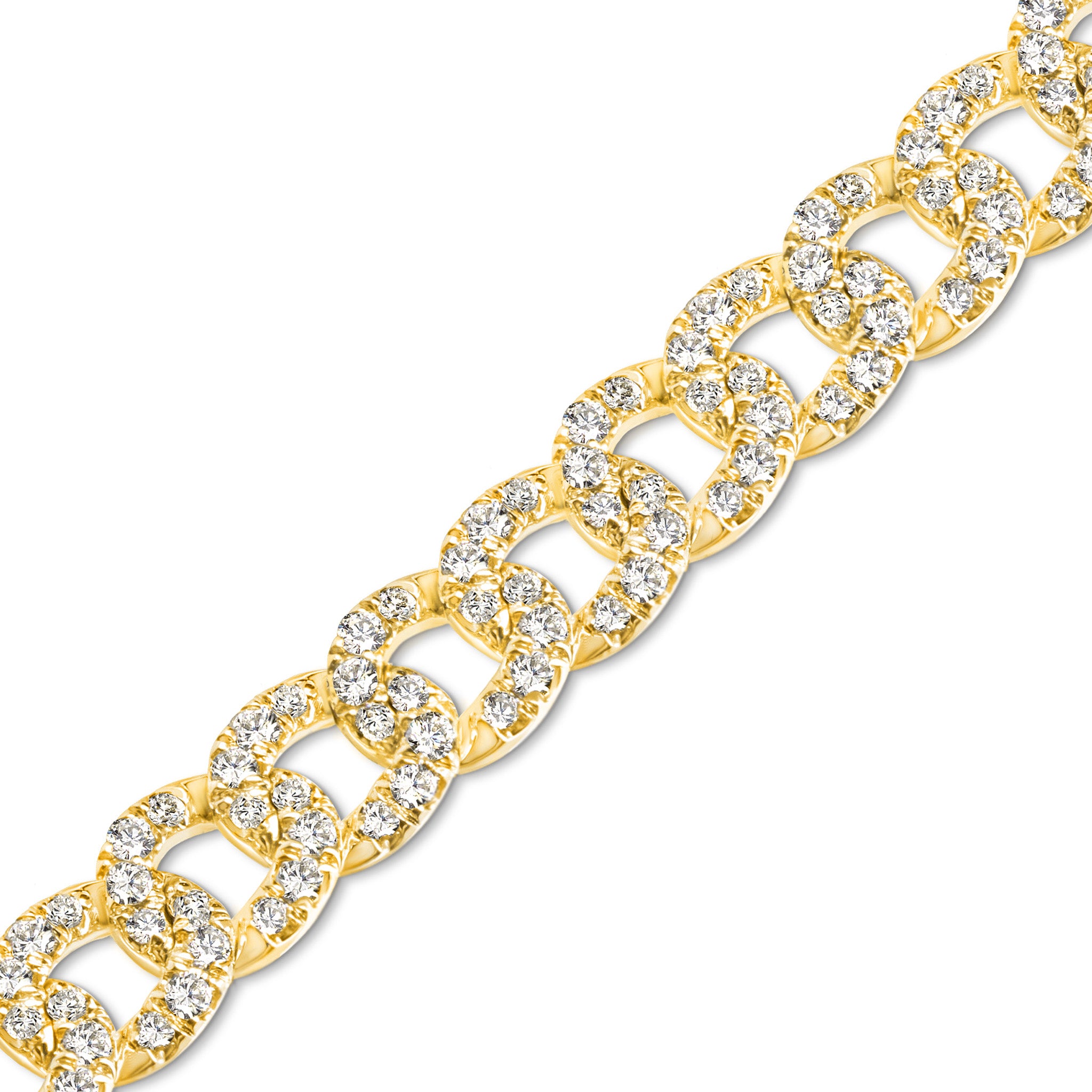 Curb Link Diamond Bracelet