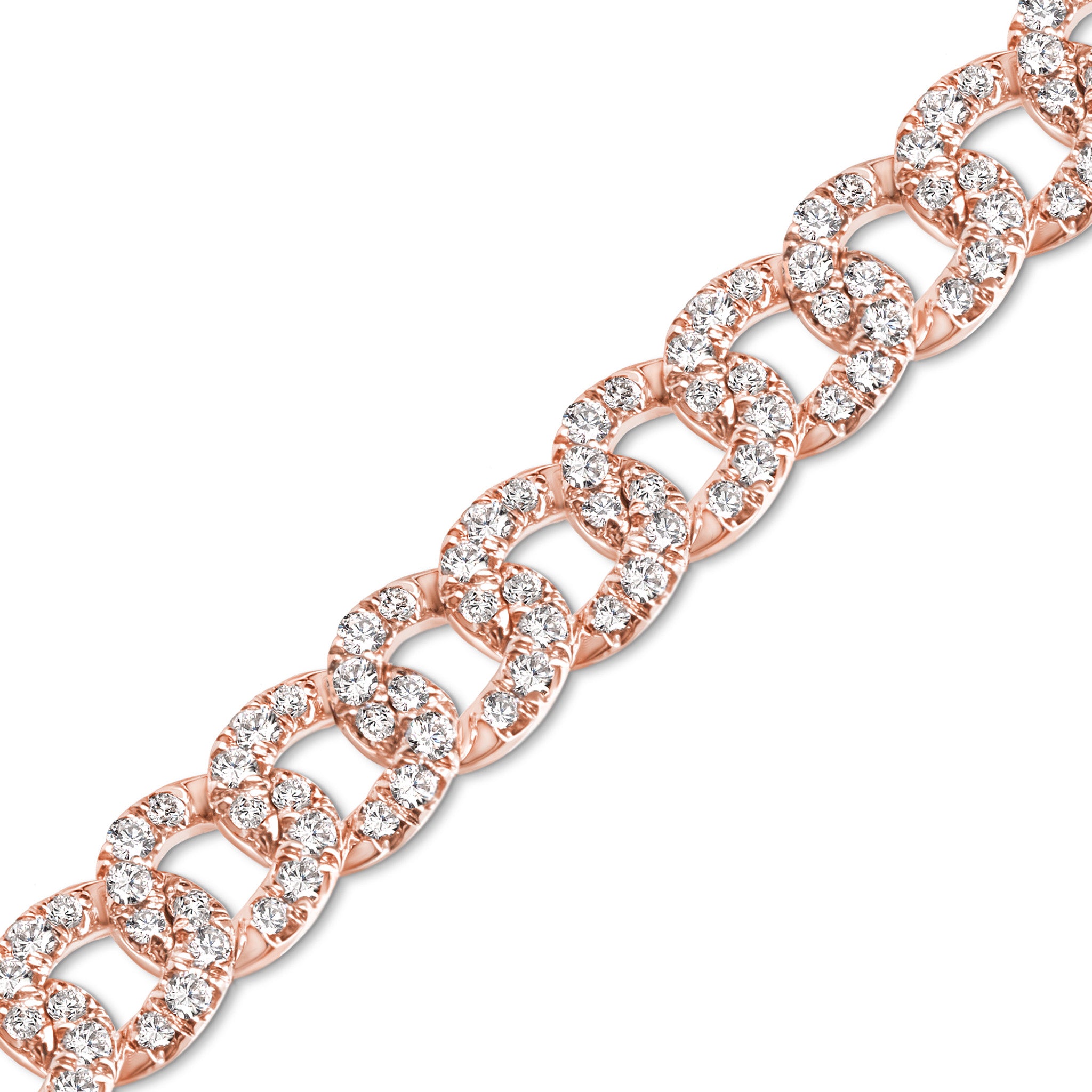 Curb Link Diamond Bracelet
