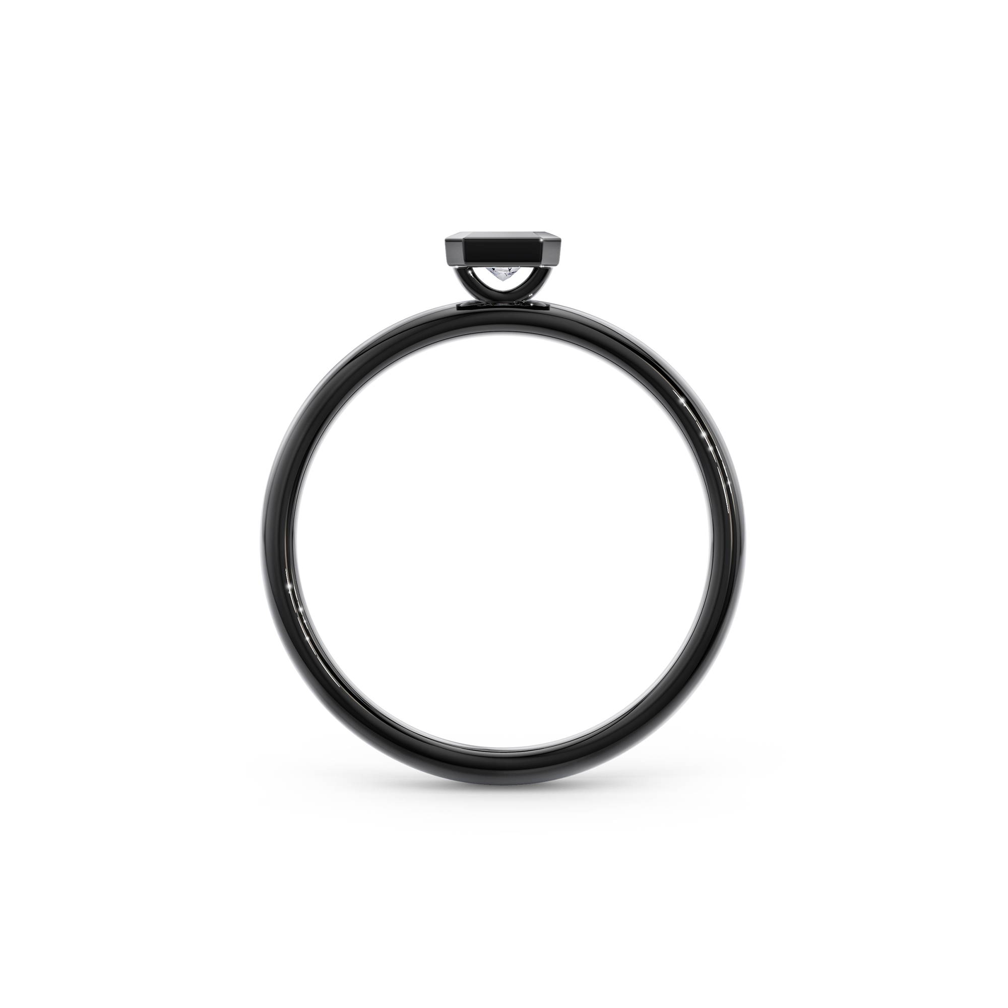 My Girl Diamond Bezel Set Ring