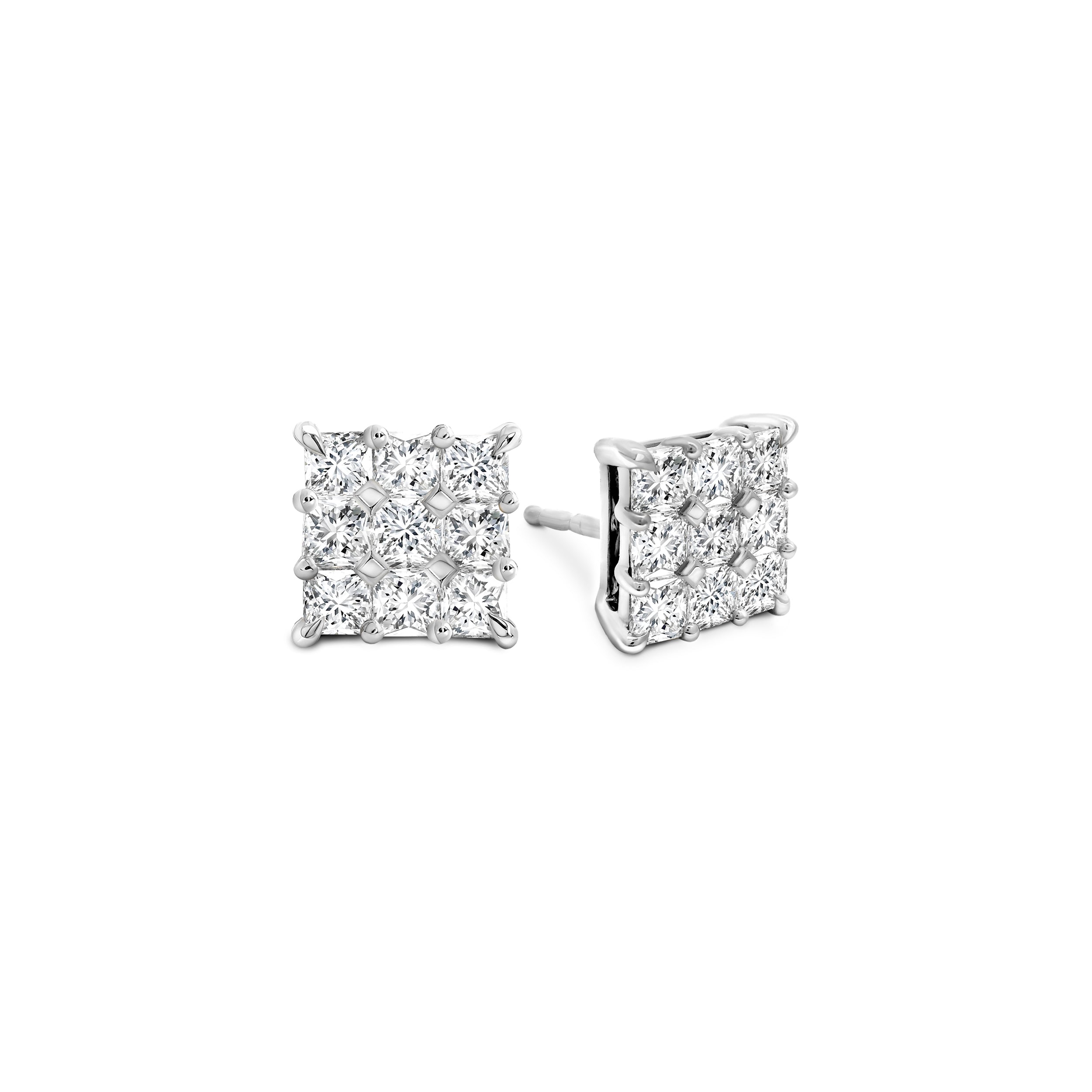 My Girl Mosaic Diamond Earrings