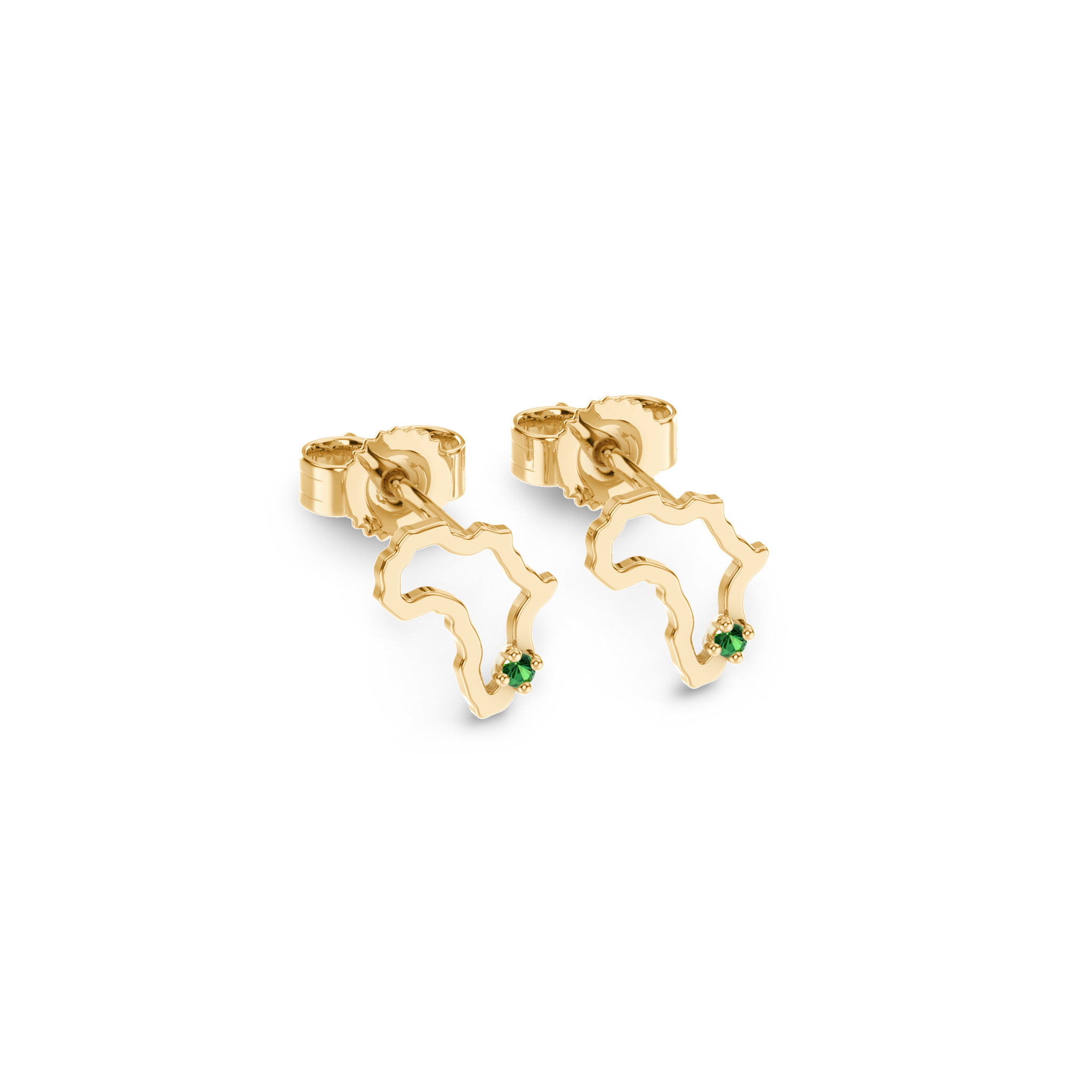 Shimansky 0.02 TCW My Africa Tsavorite Earrings in 14K Yellow Gold
3D View