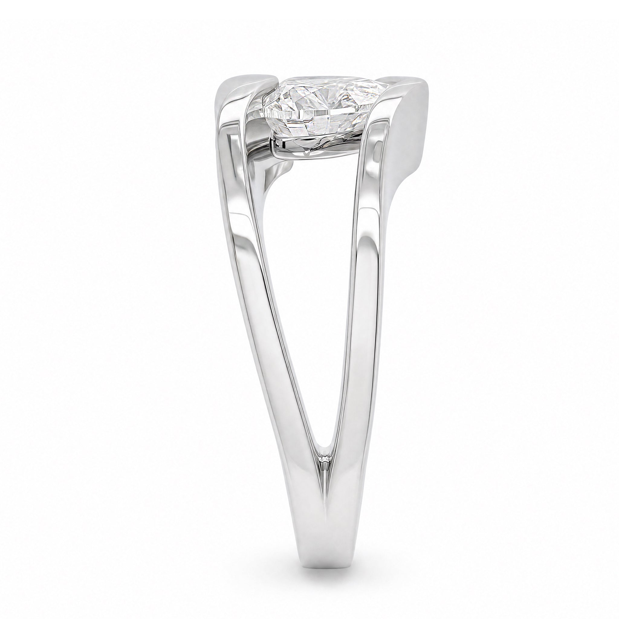 Iconic Millennium Heart Diamond Engagement Ring