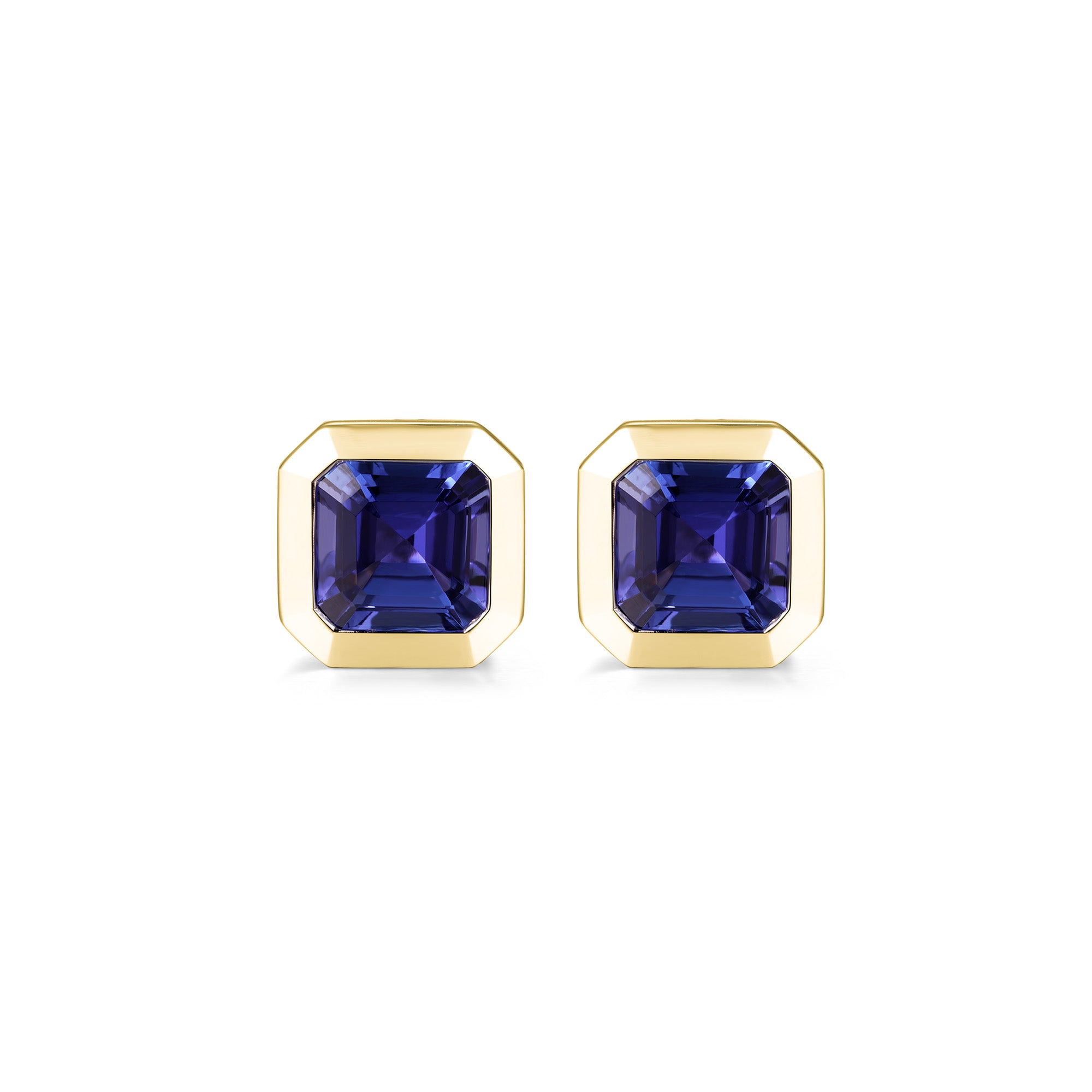 Tanzanite Solitaire Earrings