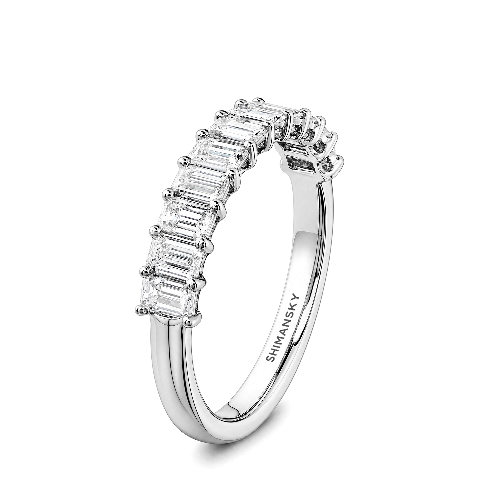 Emerald Diamond 11 Stone Ring