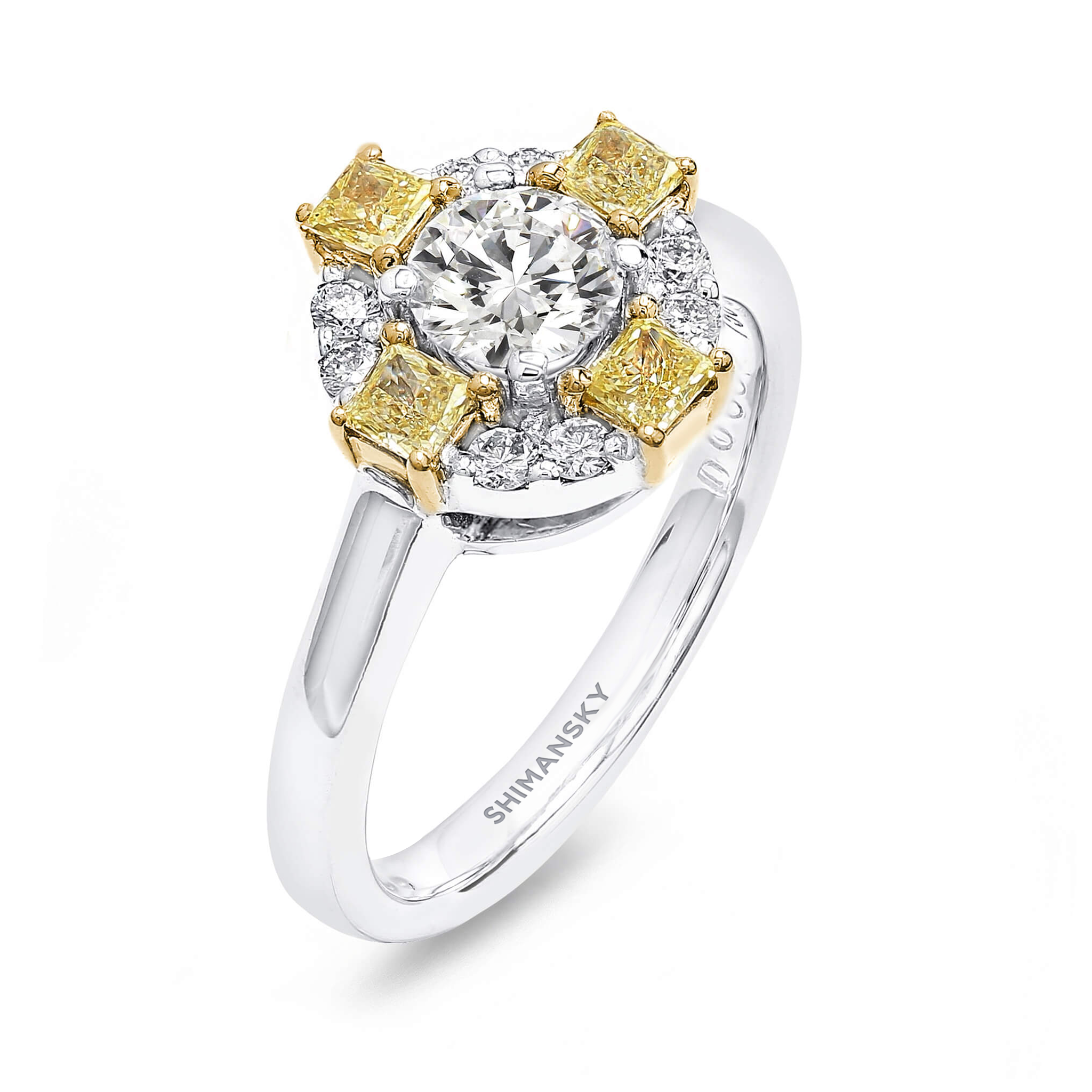 Fancy Yellow Dress Ring