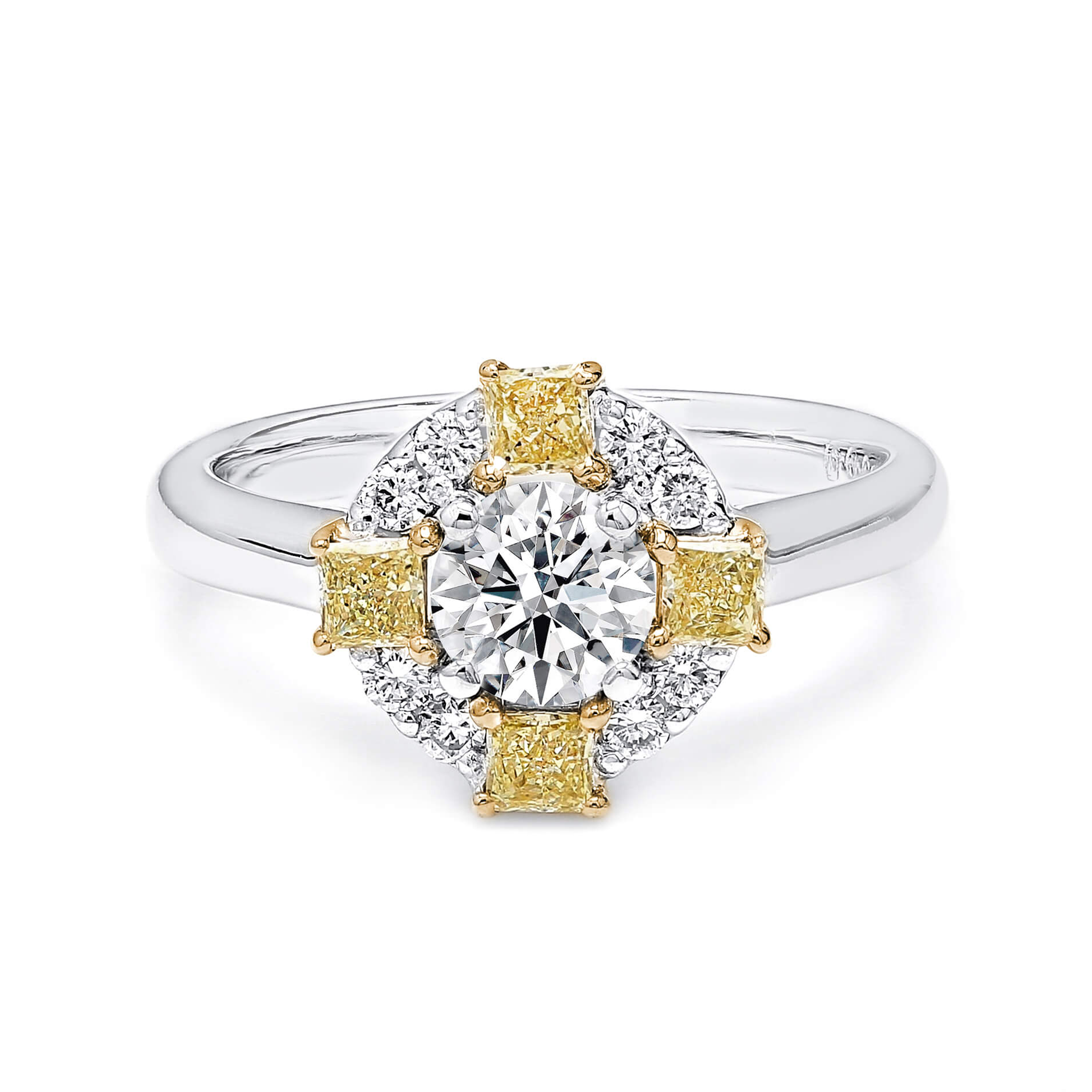 Fancy Yellow Dress Ring