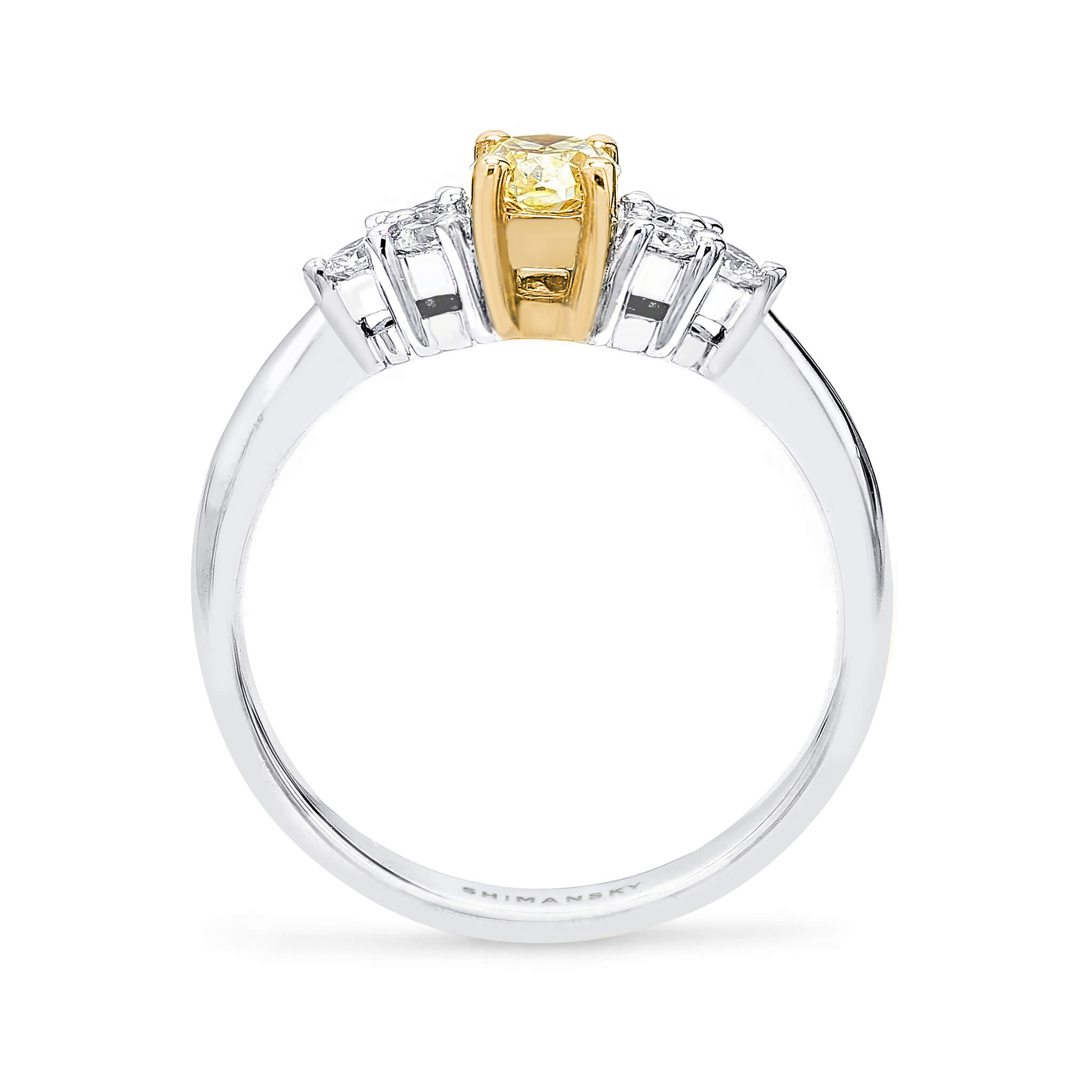 Fancy Yellow Diamond Dress Ring