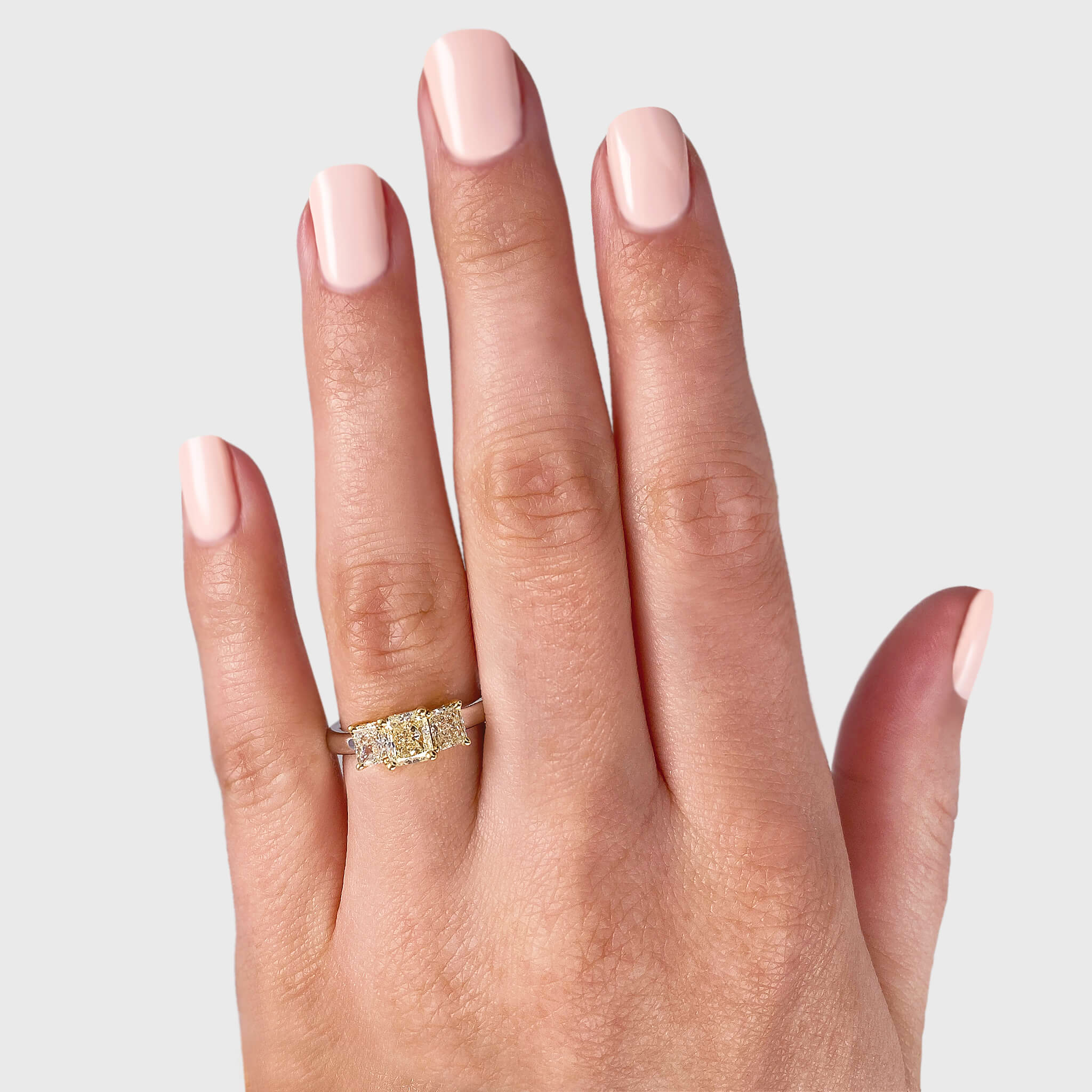 Fancy Yellow Trilogy Ring