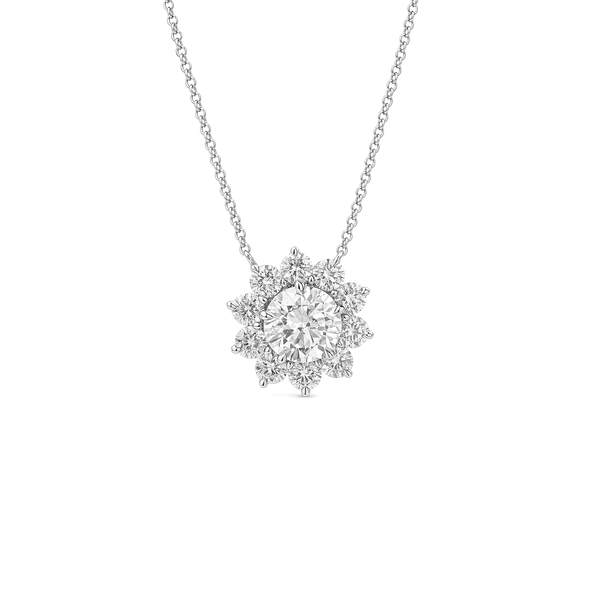 Brilliant Blossom Diamond Neckpiece