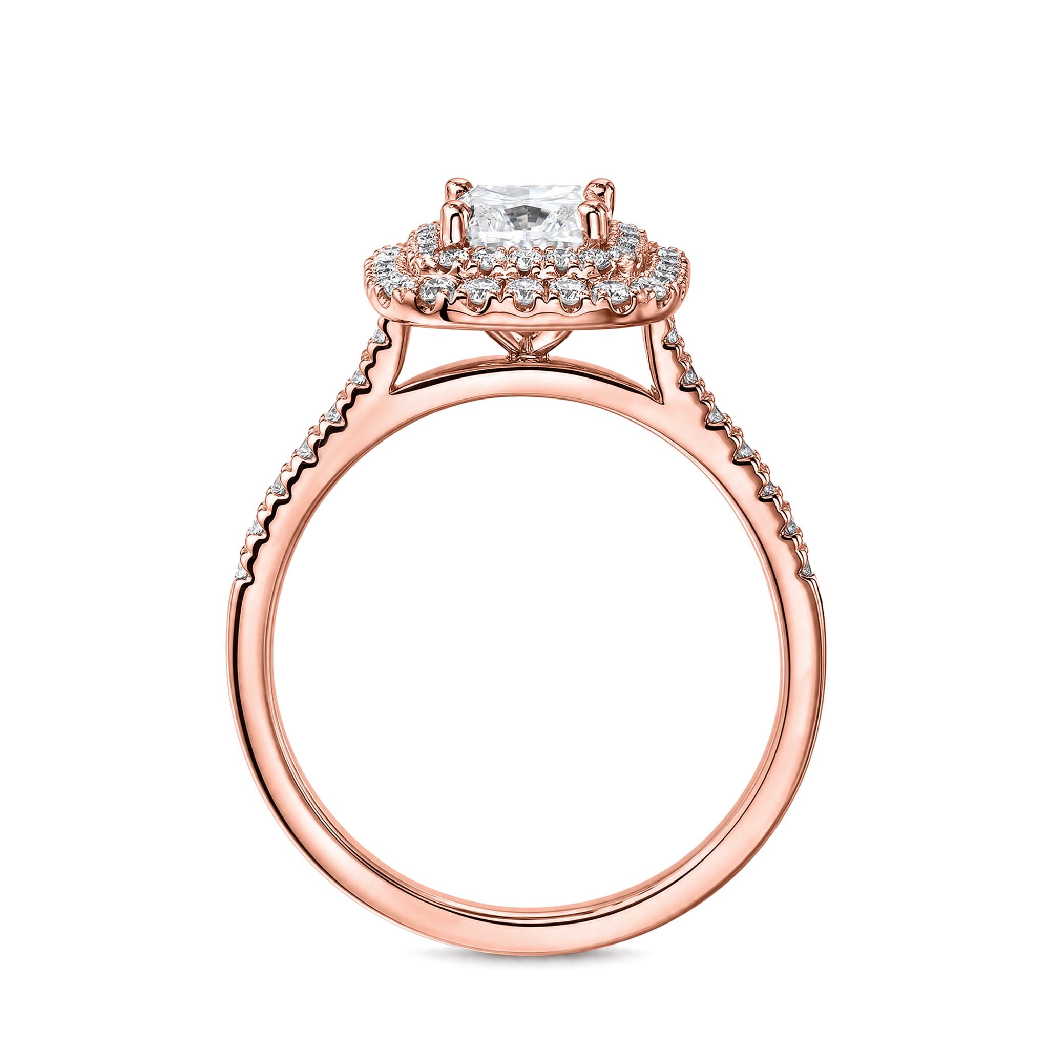 Cushion Double Halo Diamond Ring