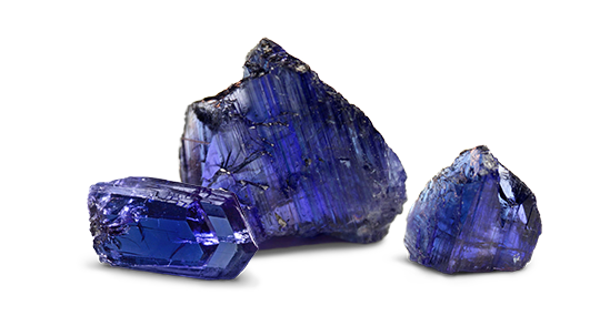 The exquisite beauty of tanzanite stones.