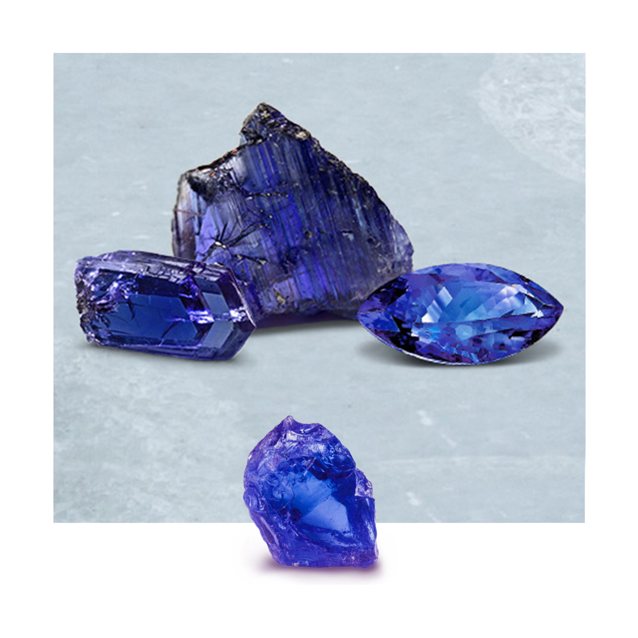 Shimansky Ayanda Tanzanite Rough gems