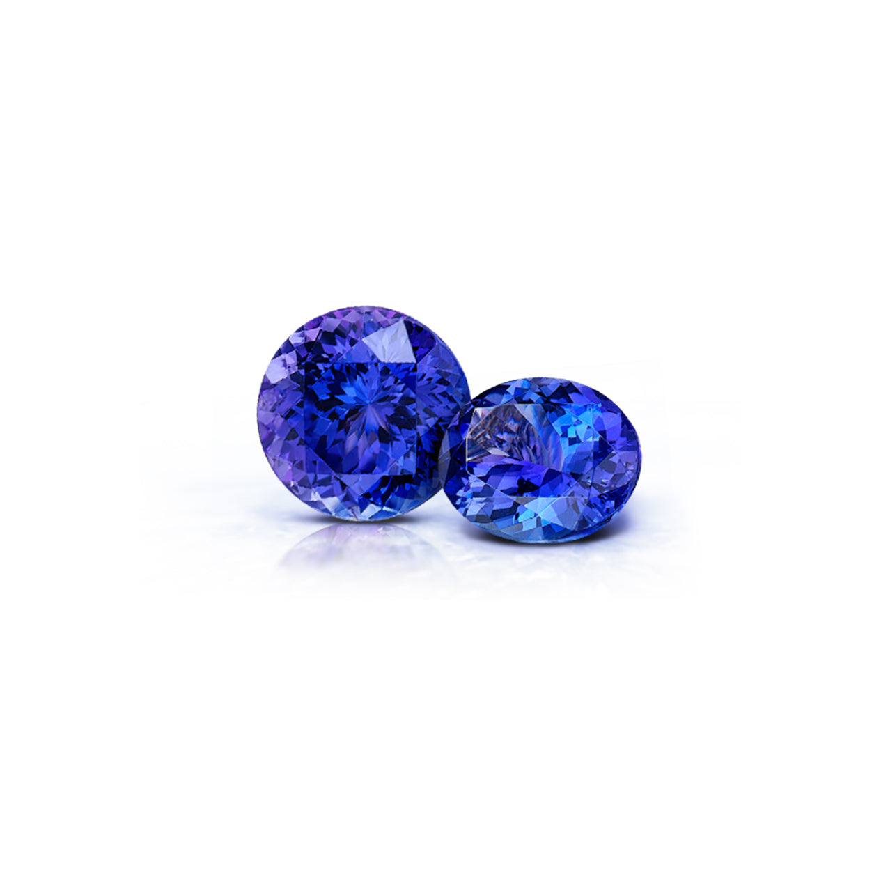 Cut and Polished Shimansky Tanzanite gems