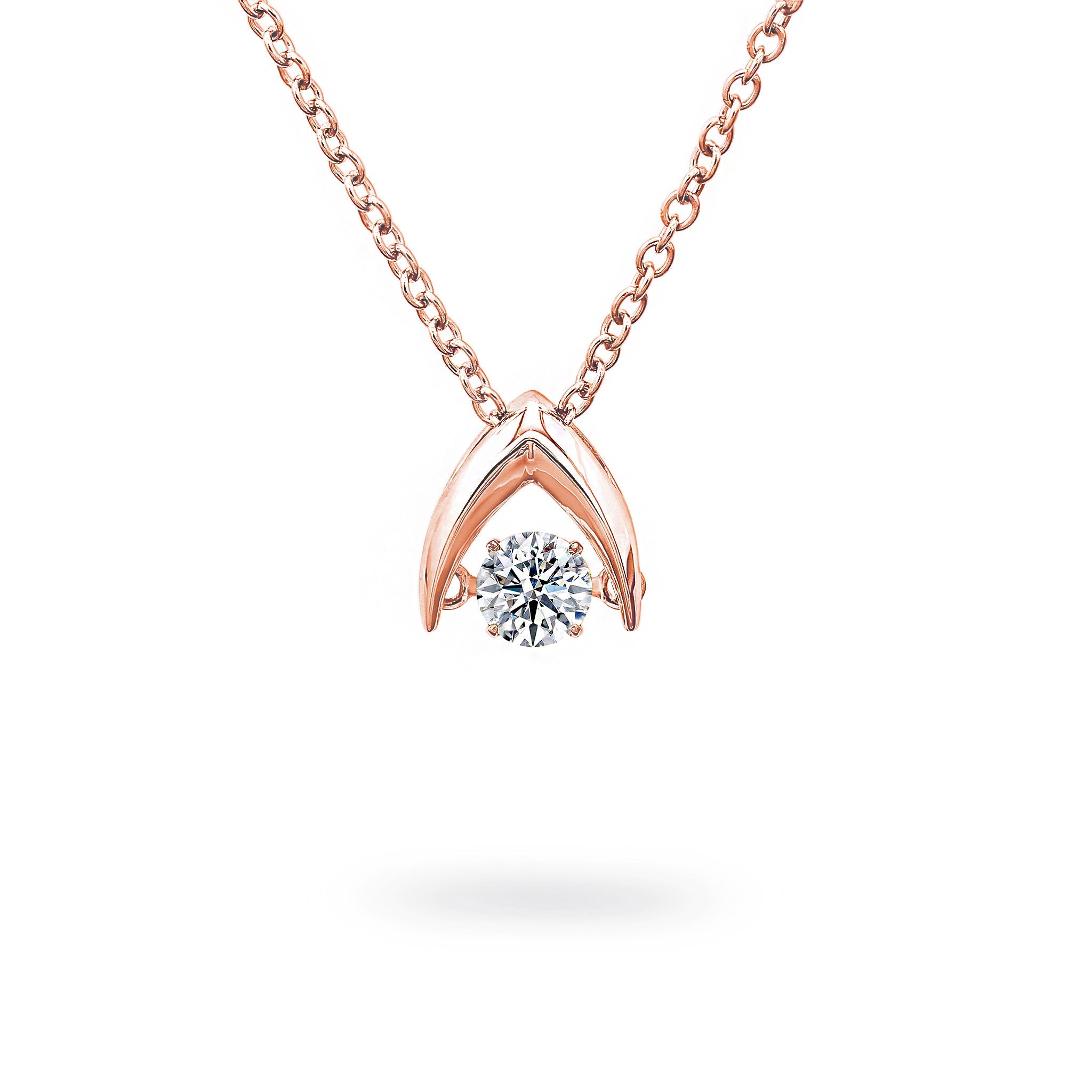Dancing Diamond Pendant - Front View - SHIMANSKY.CO.ZA