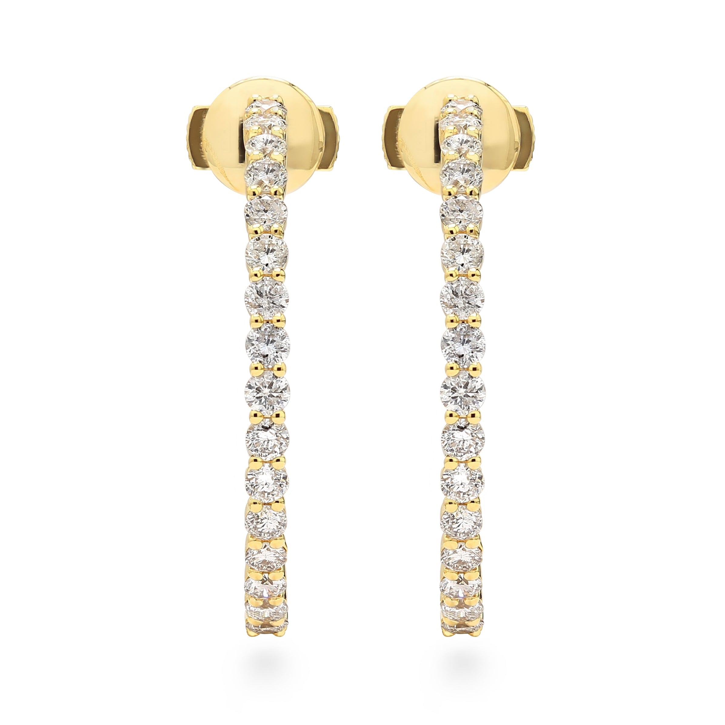 Diamond Hoop Earrings Shimansky