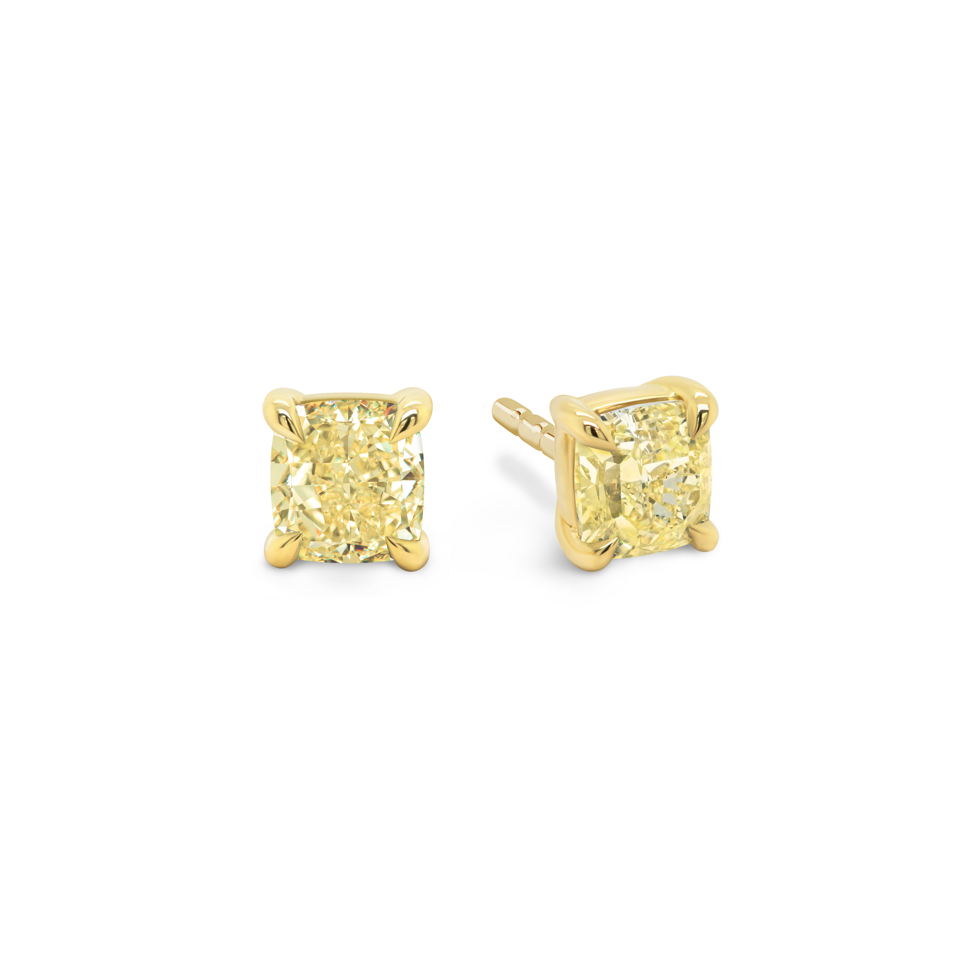 Yellow Diamond Earrings Shimansky