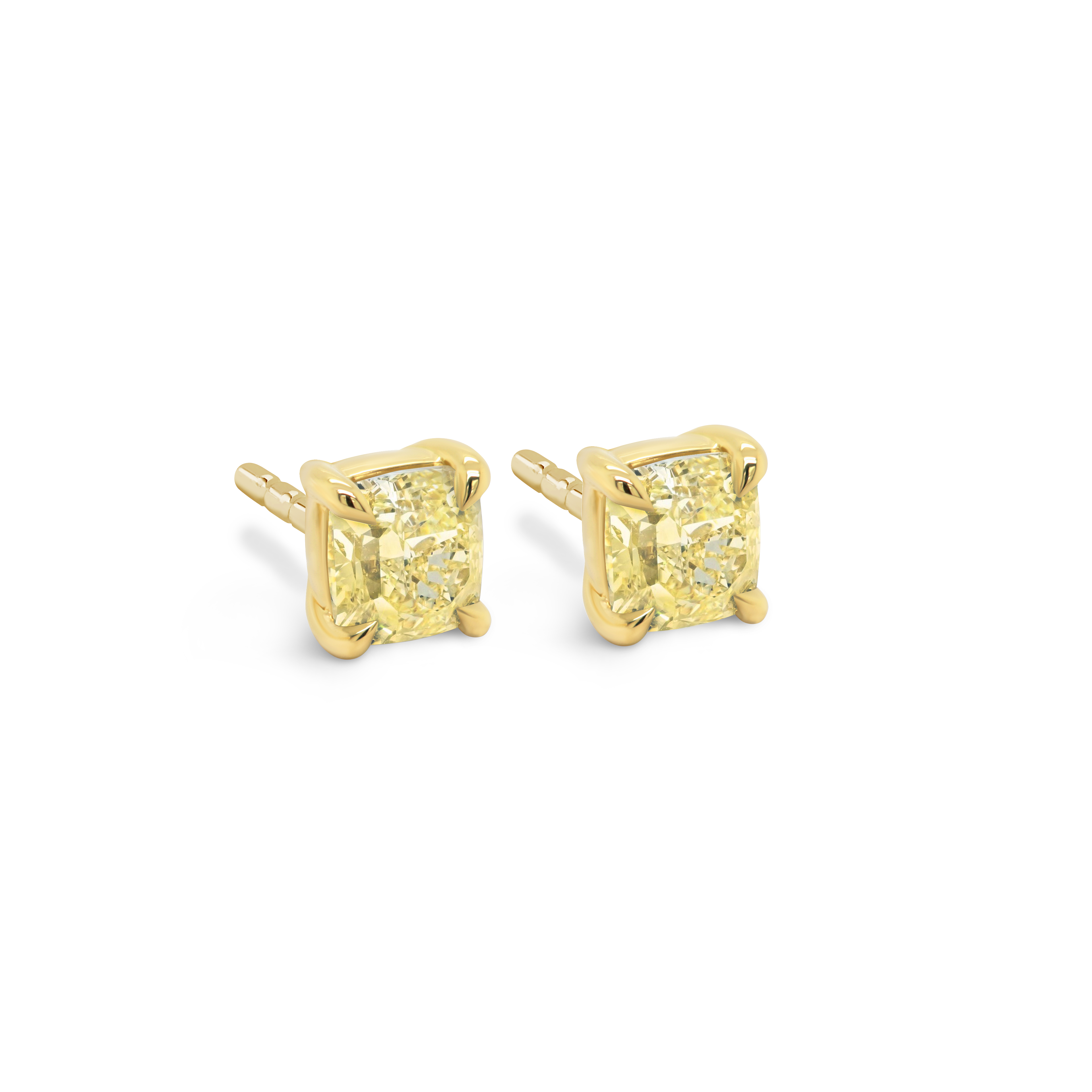 Yellow Diamond Earrings Shimansky