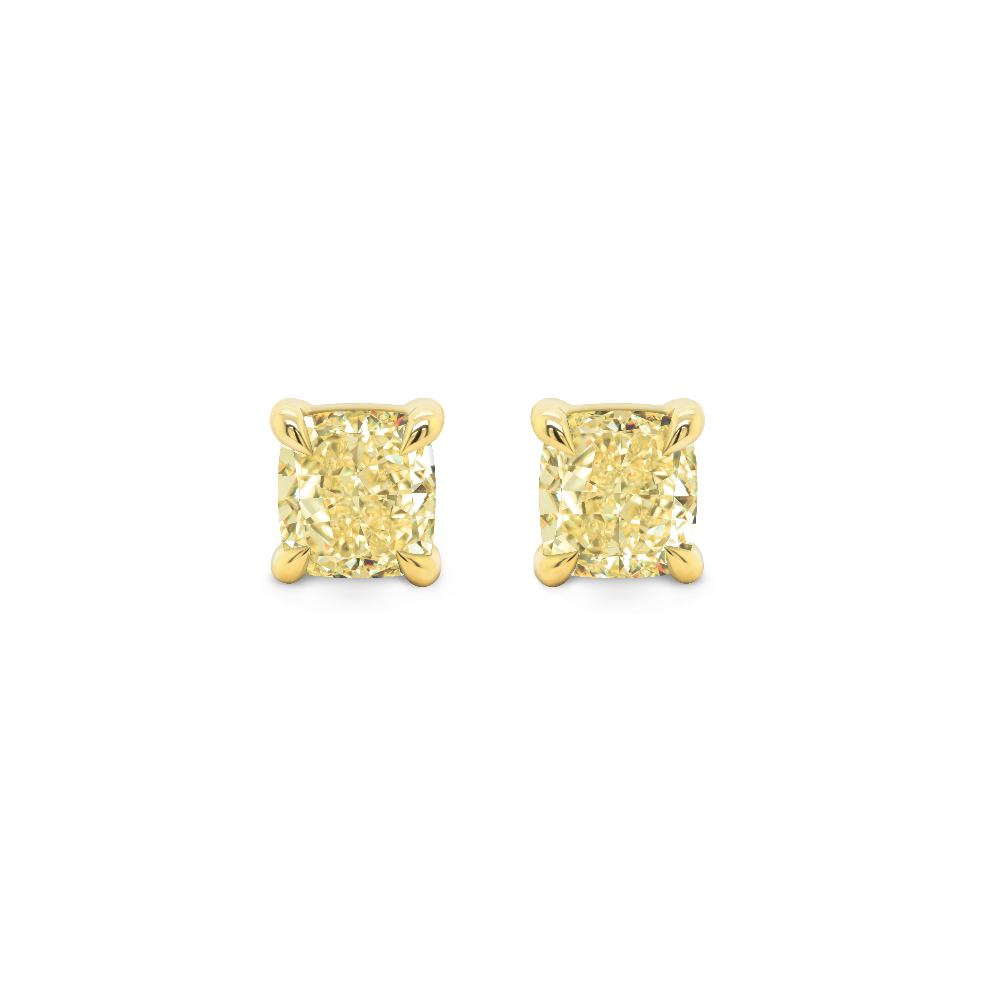 Yellow Diamond Earrings Shimansky