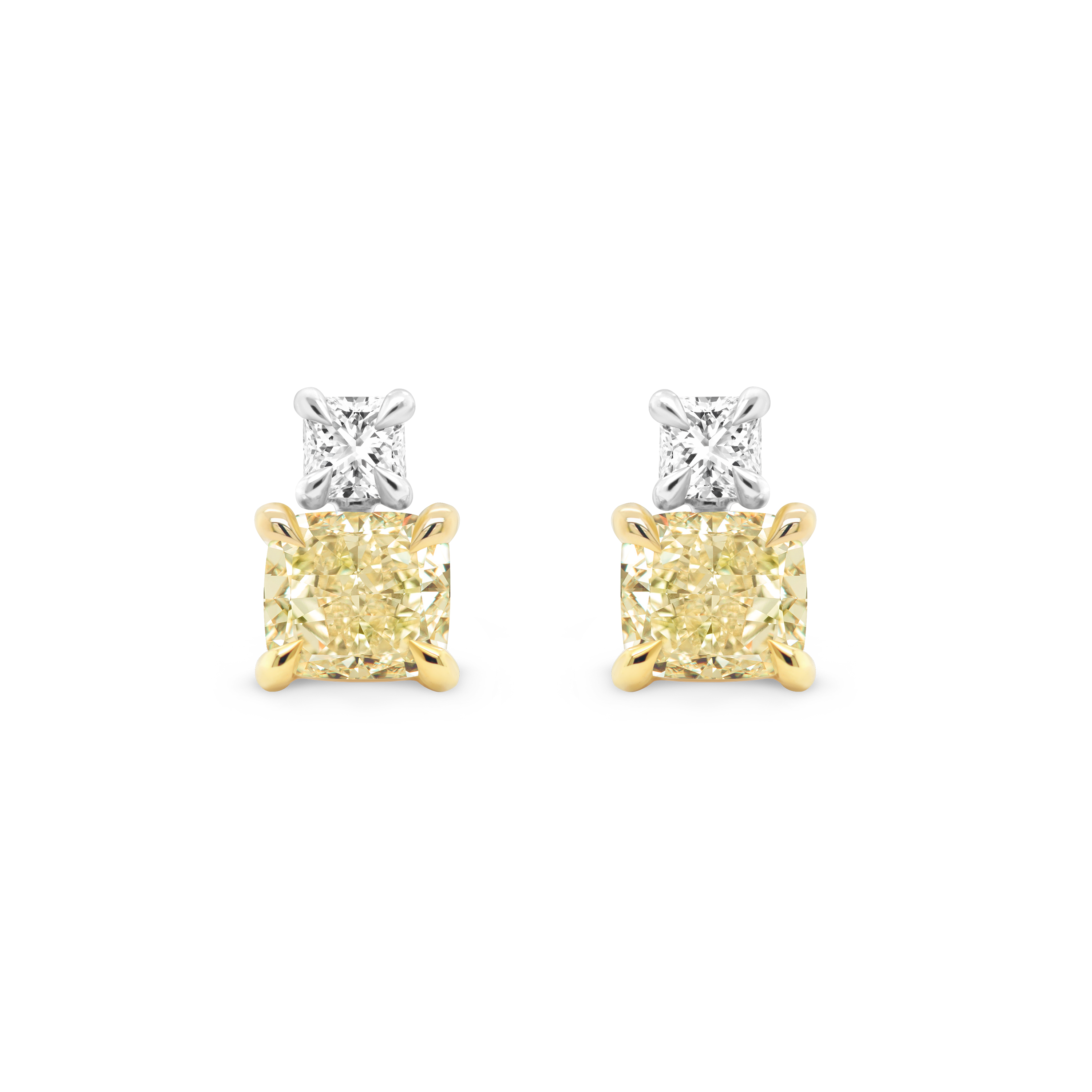 Yellow Diamond Earrings Shimansky