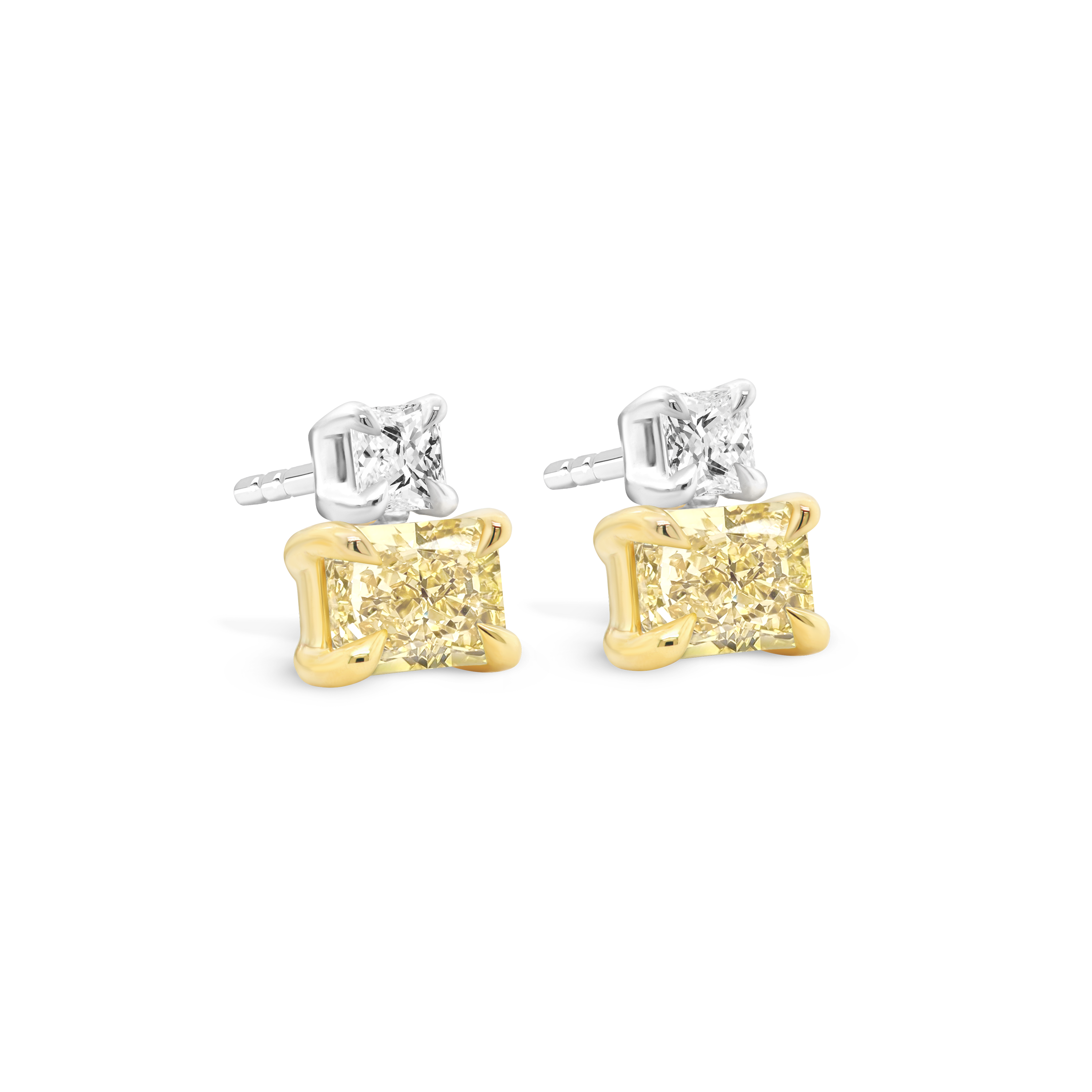 Yellow Diamond Earrings Shimansky