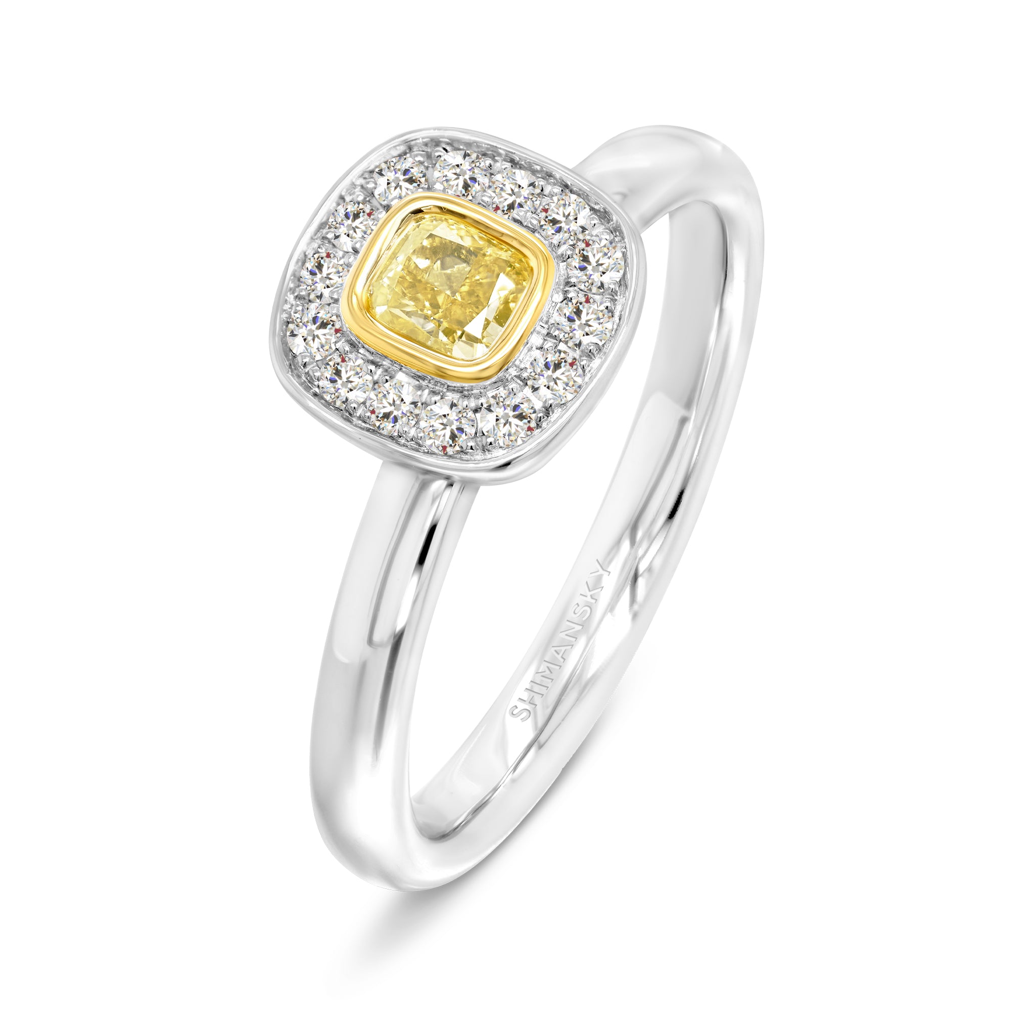 Fancy Yellow Diamond Ring - SHIMANSKY.CO.ZA