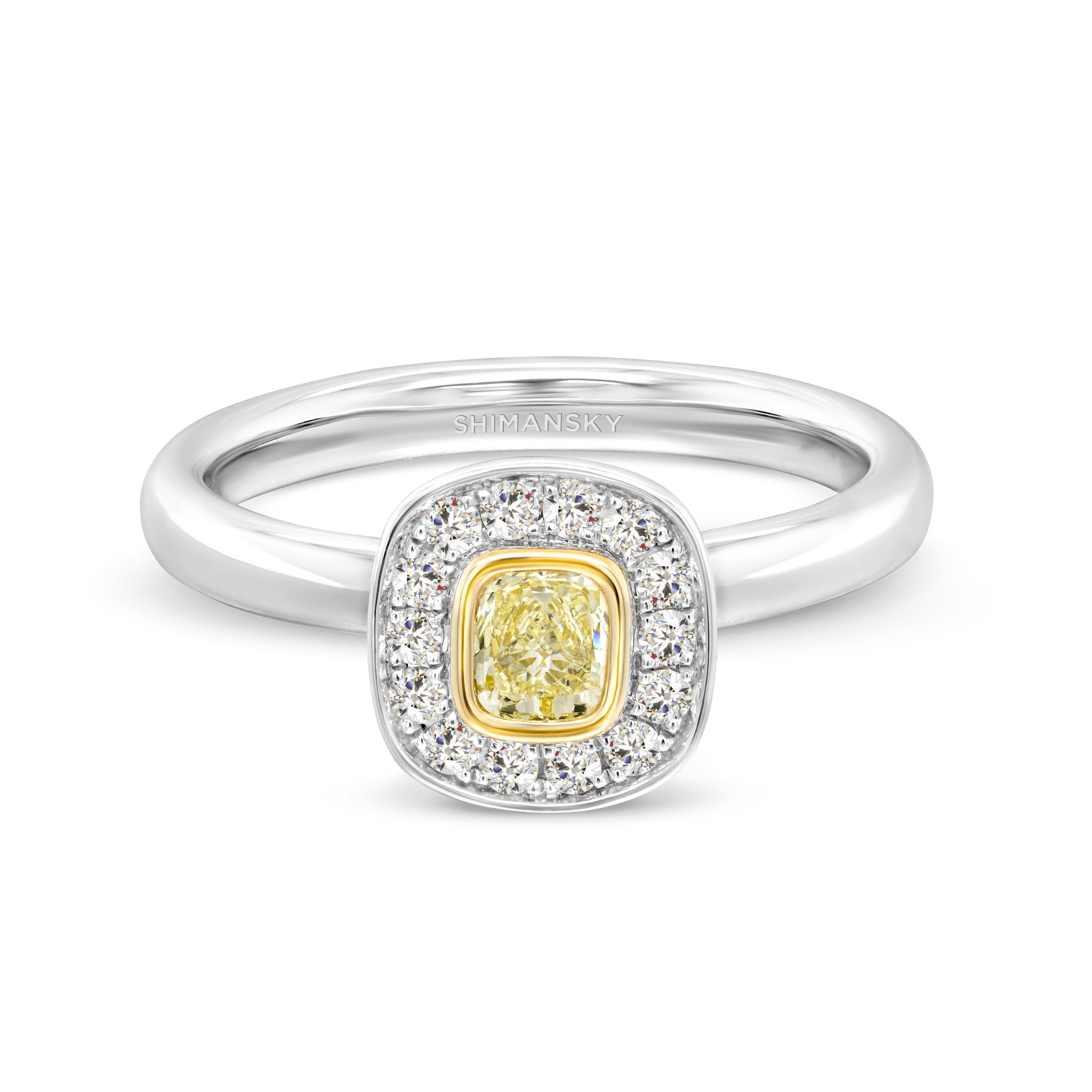 Fancy Yellow Diamond Ring - SHIMANSKY.CO.ZA