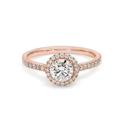 Halo Diamond Engagement Ring