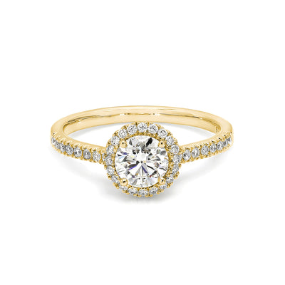 Halo Diamond Engagement Ring
