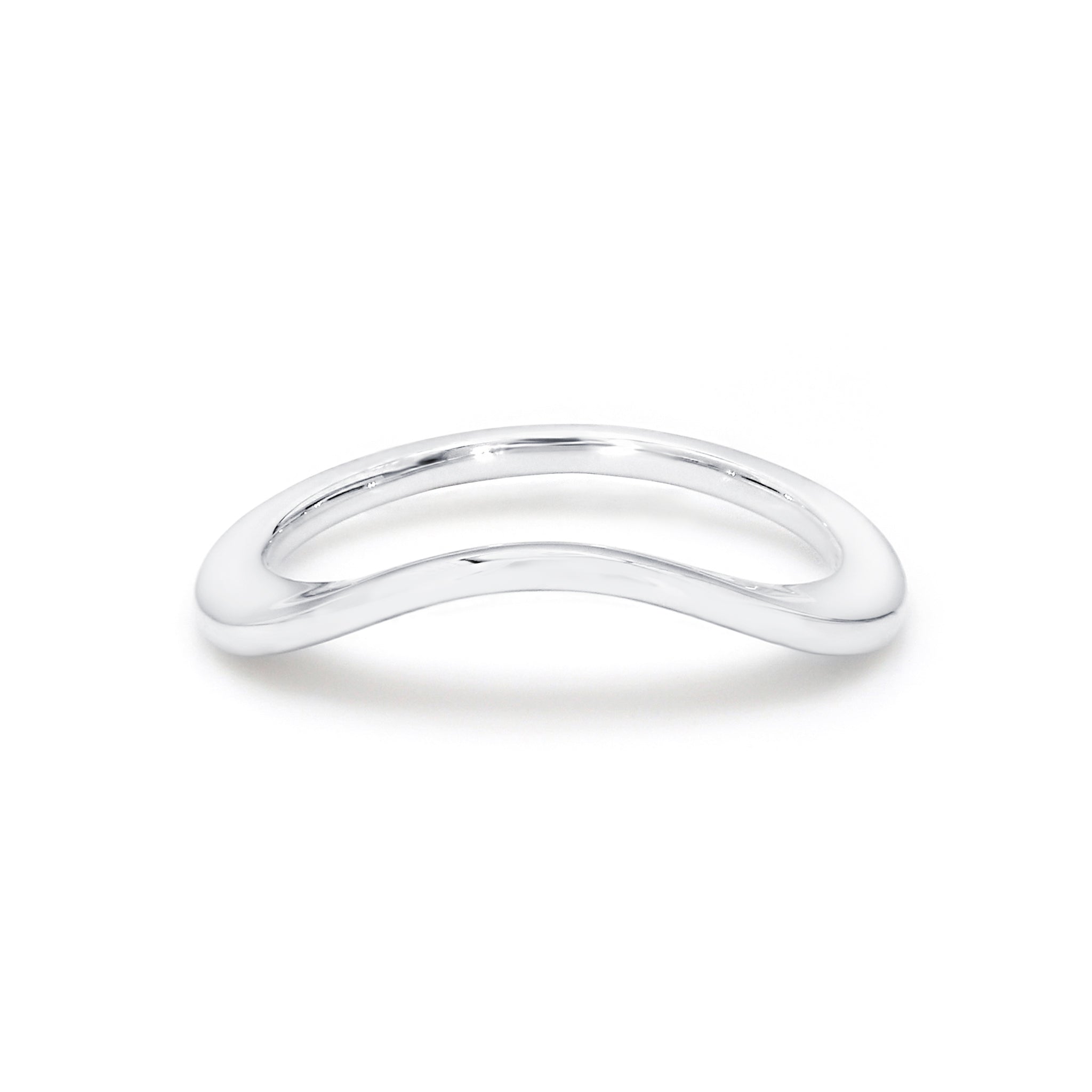 Shimansky - Silhouette Wedding Band crafted in 18K White Gold