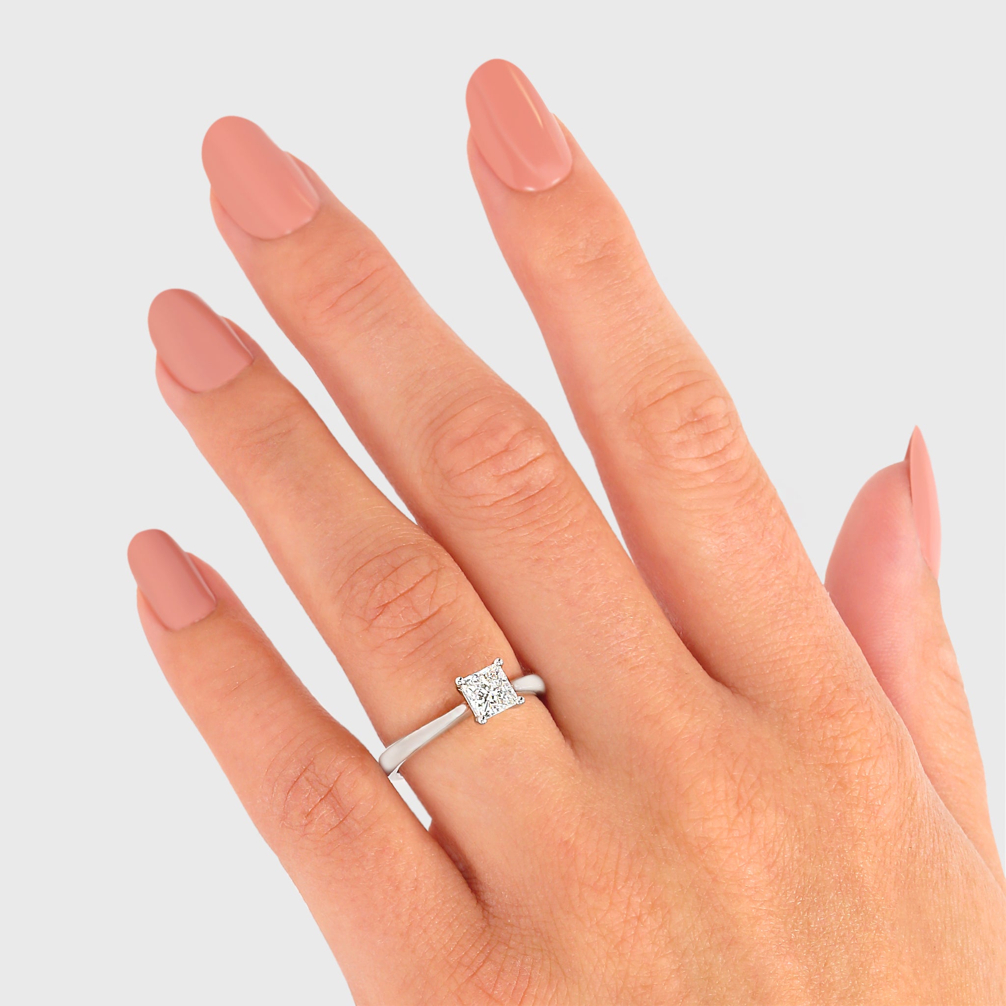 My Girl Solitaire 0.70 Carat Diamond Engagement Ring  | 18K White Gold - SHIMANSKY.CO.ZA